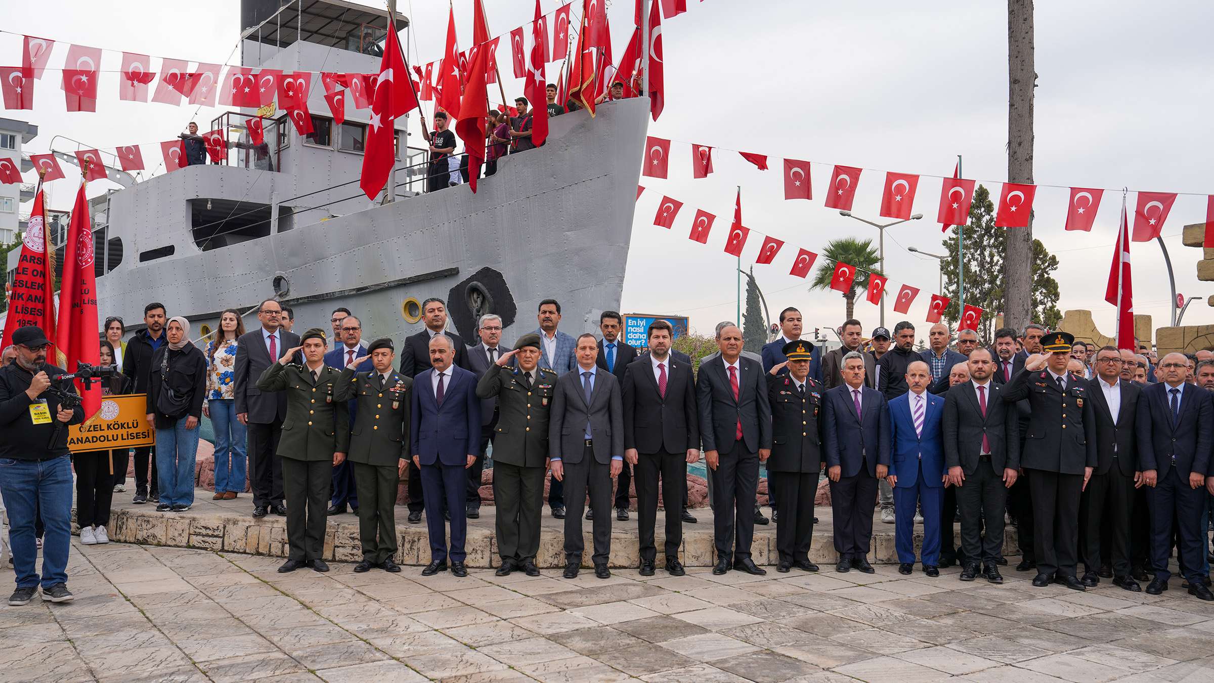 TARSUS’TA ÇANAKKALE ZAFERİ'NİN 110. YILINDA ANLAMLI TÖREN