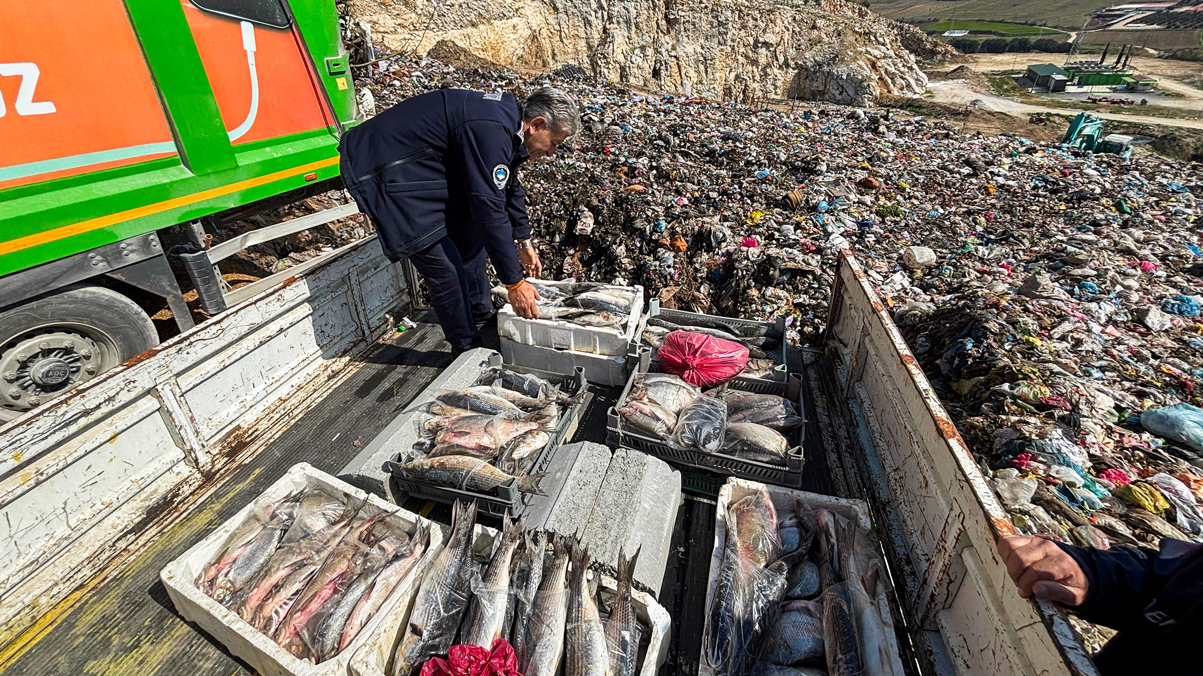 TARSUS'TA SAĞLIĞI TEHDİT EDEN 750 KİLO BALIK ELEGEÇİRİLDİ