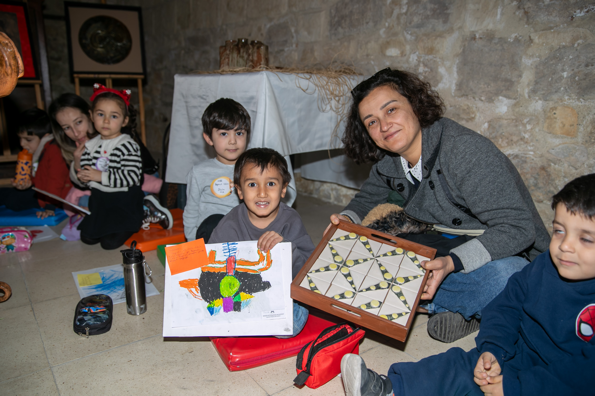 BÜYÜKŞEHİR ÇOCUK GELİŞİM MERKEZLERİ, MİNİKLERİ SANATLA BULUŞTURUYOR