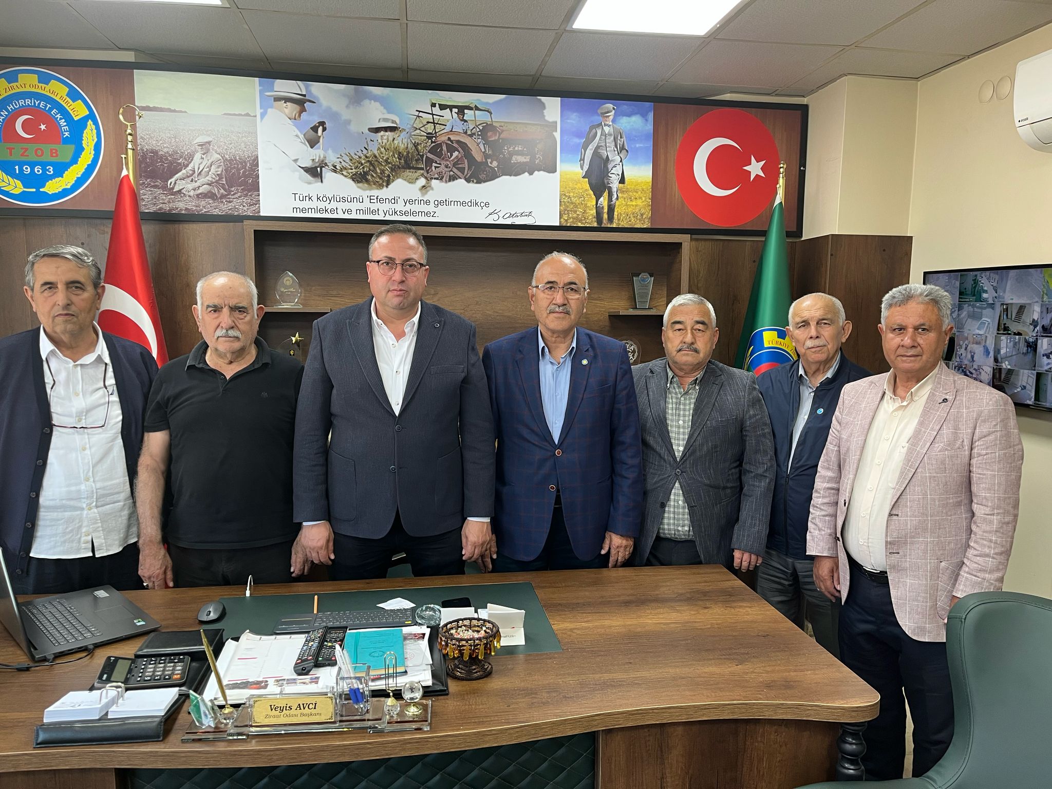 İYİ PARTİ’DEN, TARSUS ZİRAAT ODASI’NA ZİYARET