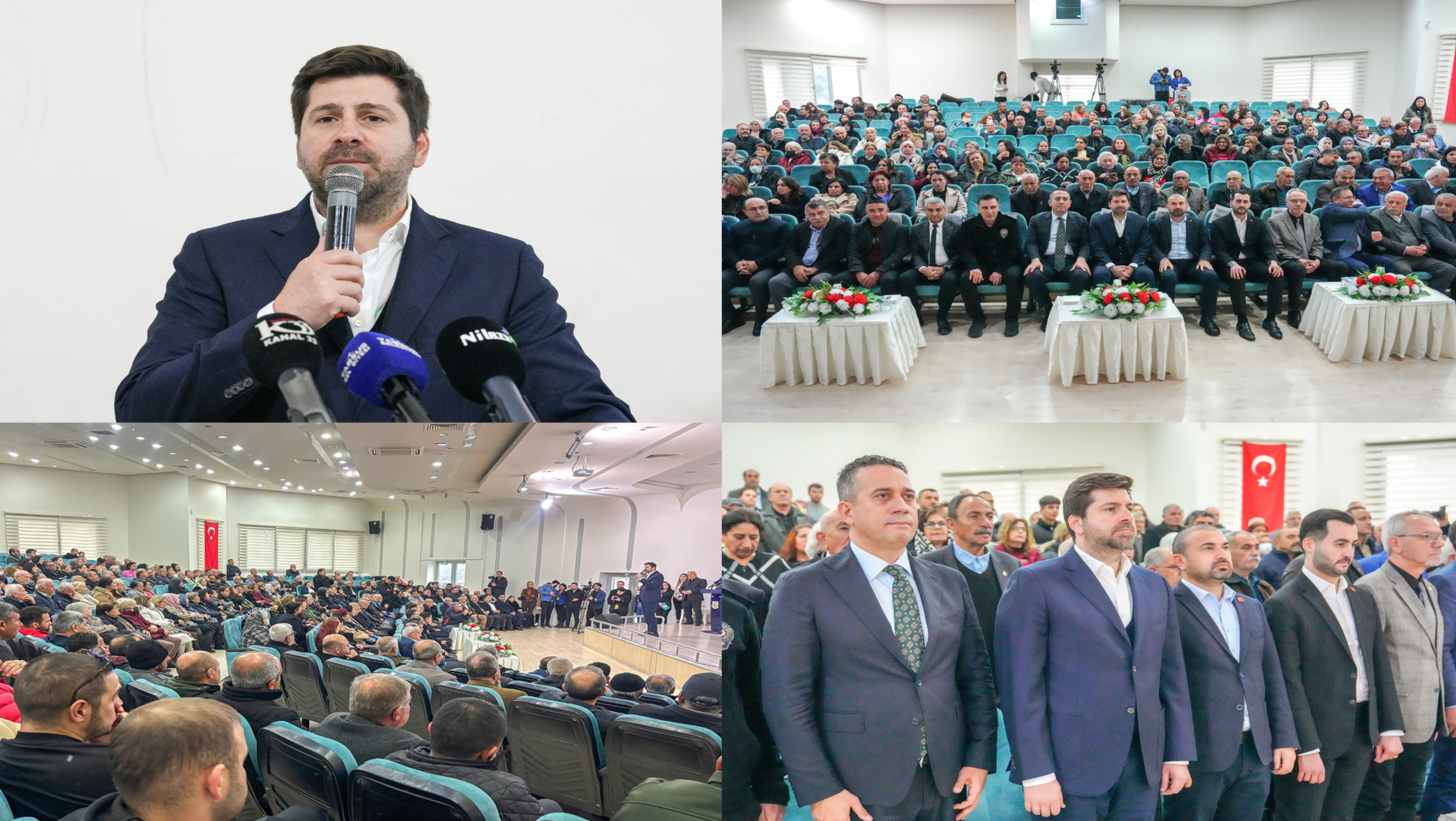 TARSUS’TA DEPREM FELAKETİNİN YIL DÖNÜMÜNDE ANMA TÖRENİ