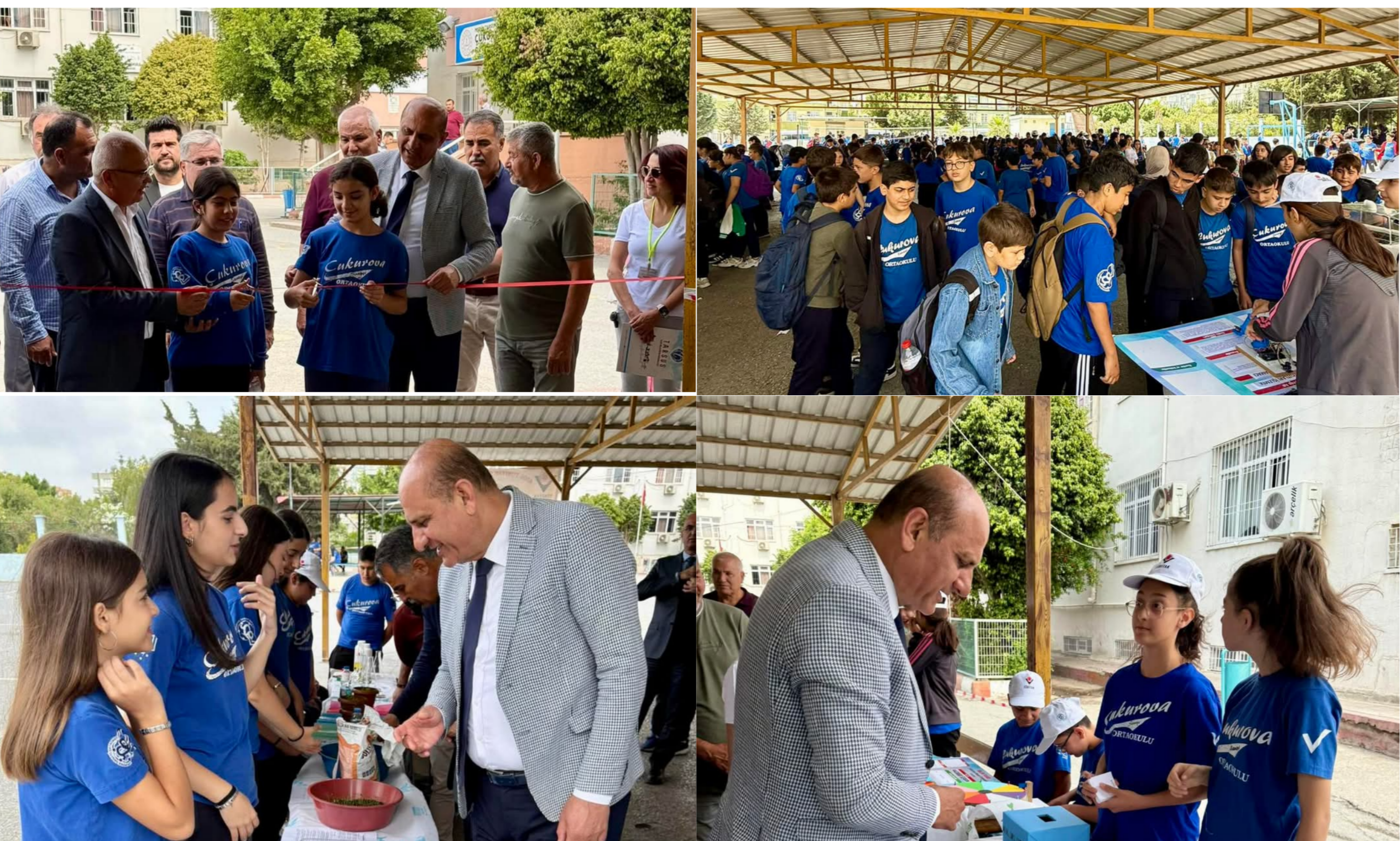 TARSUS İLÇE MİLLİ EĞİTİM  MÜDÜRÜ MUSTAFA ANTEPLİOĞLU  ÇUKUROVA SANAYİ ORTAOKULU 4006 TÜBİTAK BİLİM FUAR'INA KATILDI