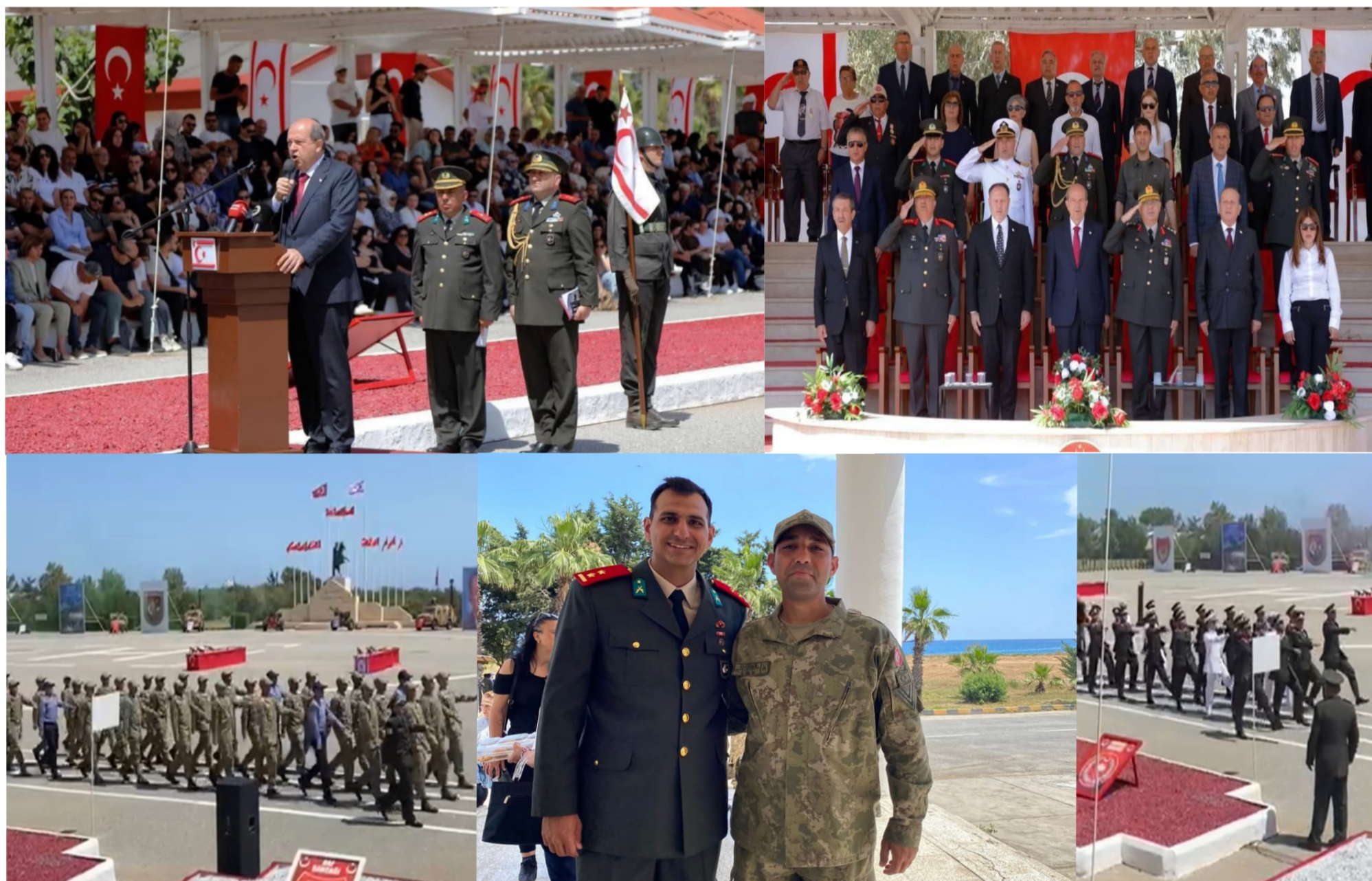 CUMHURBAŞKANI ERSİN TATAR 48’İNCİ DÖNEM YEDEK SUBAY ÇAVUŞ, MUKAVELELİ ERBAŞ VE ER CELBİ İÇİN DÜZENLENEN ANT İÇME TÖRENİNE KATILDI