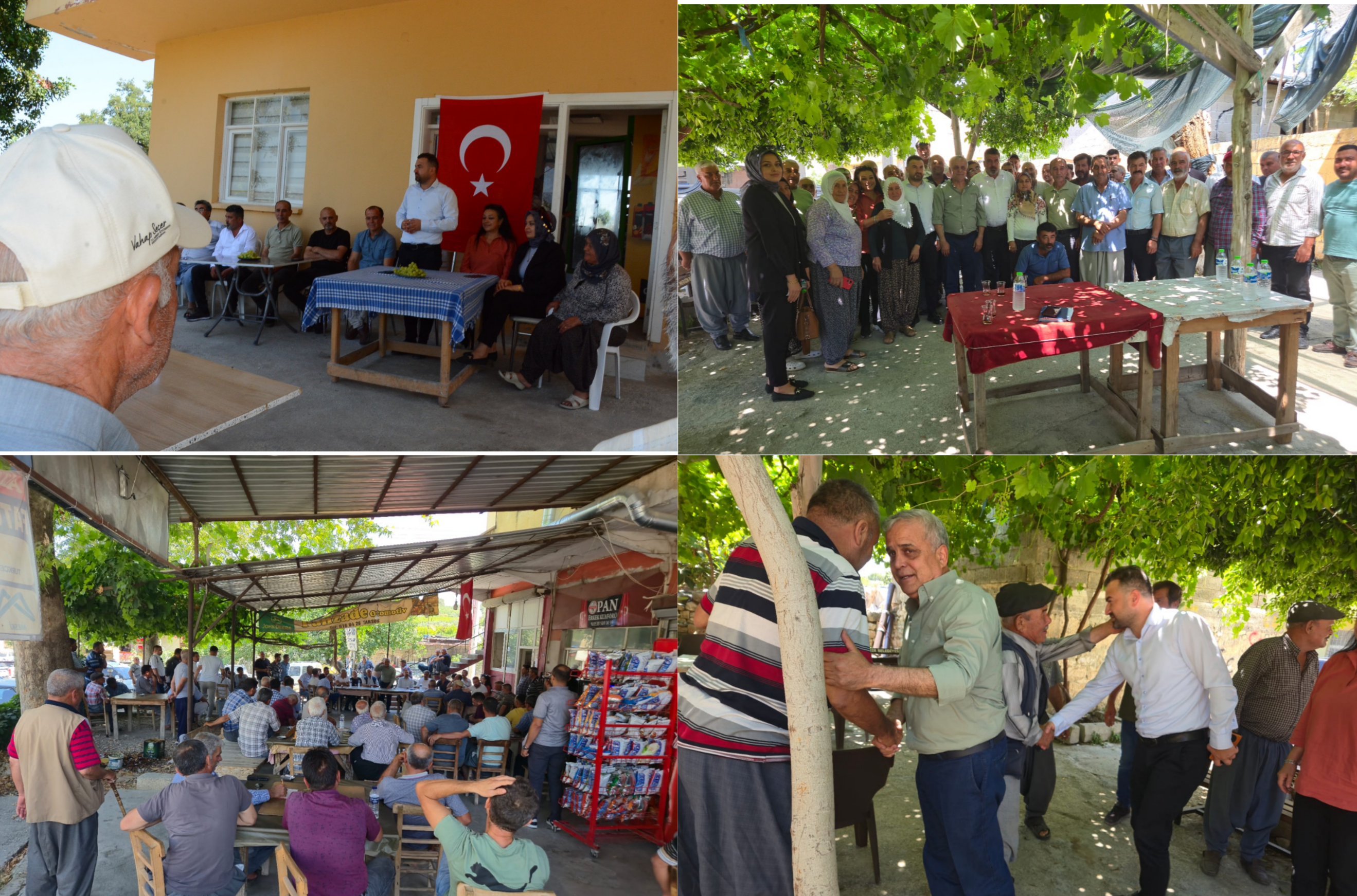 TARSUS CHP’DEN KIRSAL MAHALLE ZİYARETLERİ