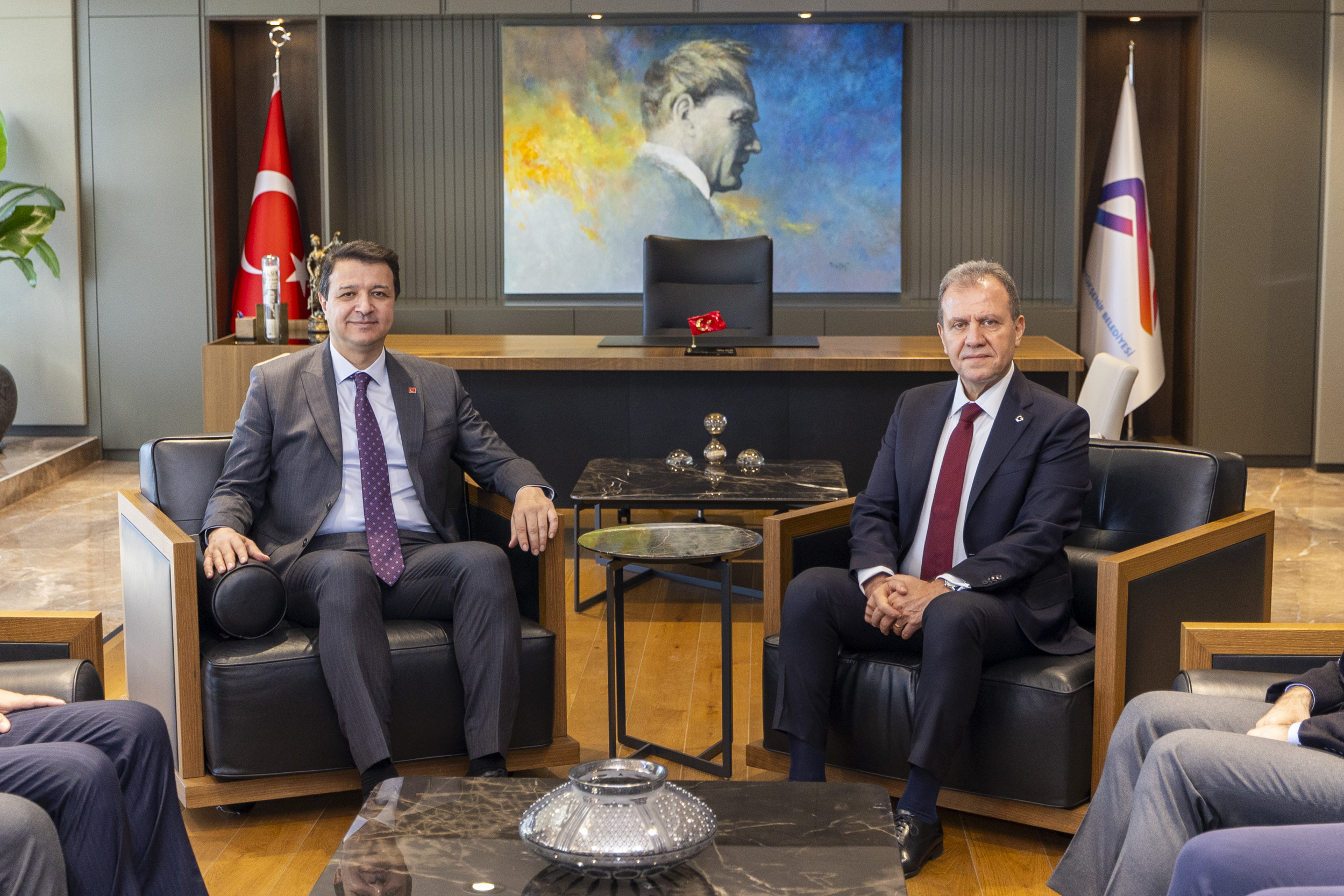 SAADET PARTİSİ GENEL BAŞKANI ARIKAN’DAN BAŞKAN SEÇER’E ZİYARET