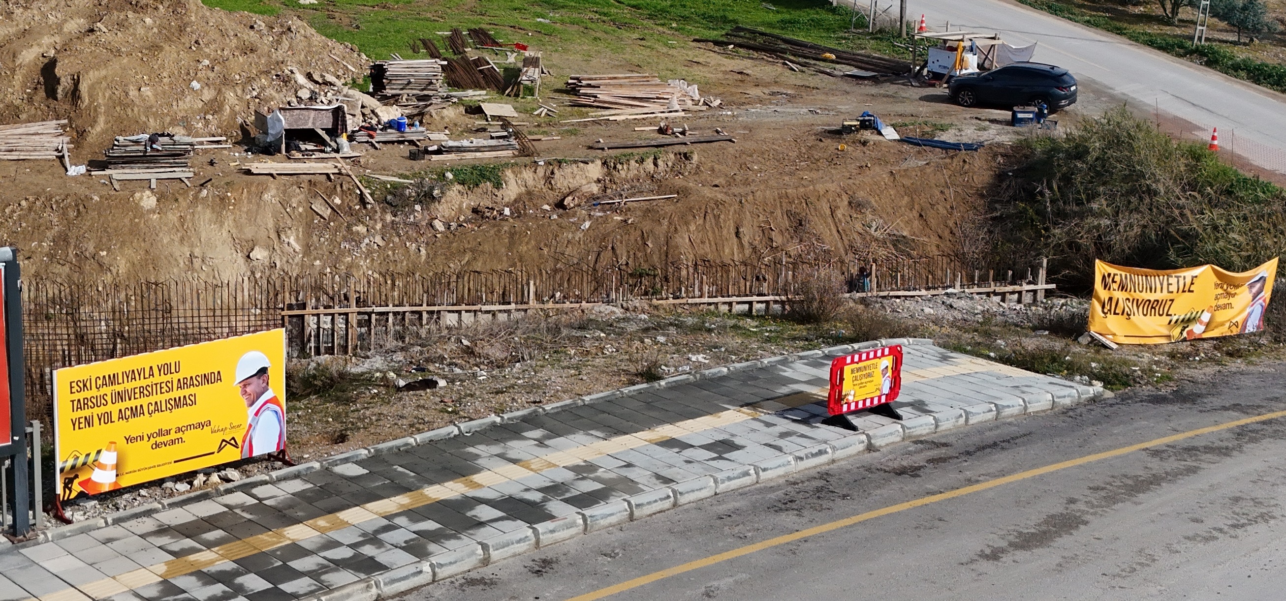 MERSİN BÜYÜKŞEHİR, TARSUS’A KALİTELİ VE GENİŞ YOLLAR KAZANDIRMAYA DEVAM EDİYOR