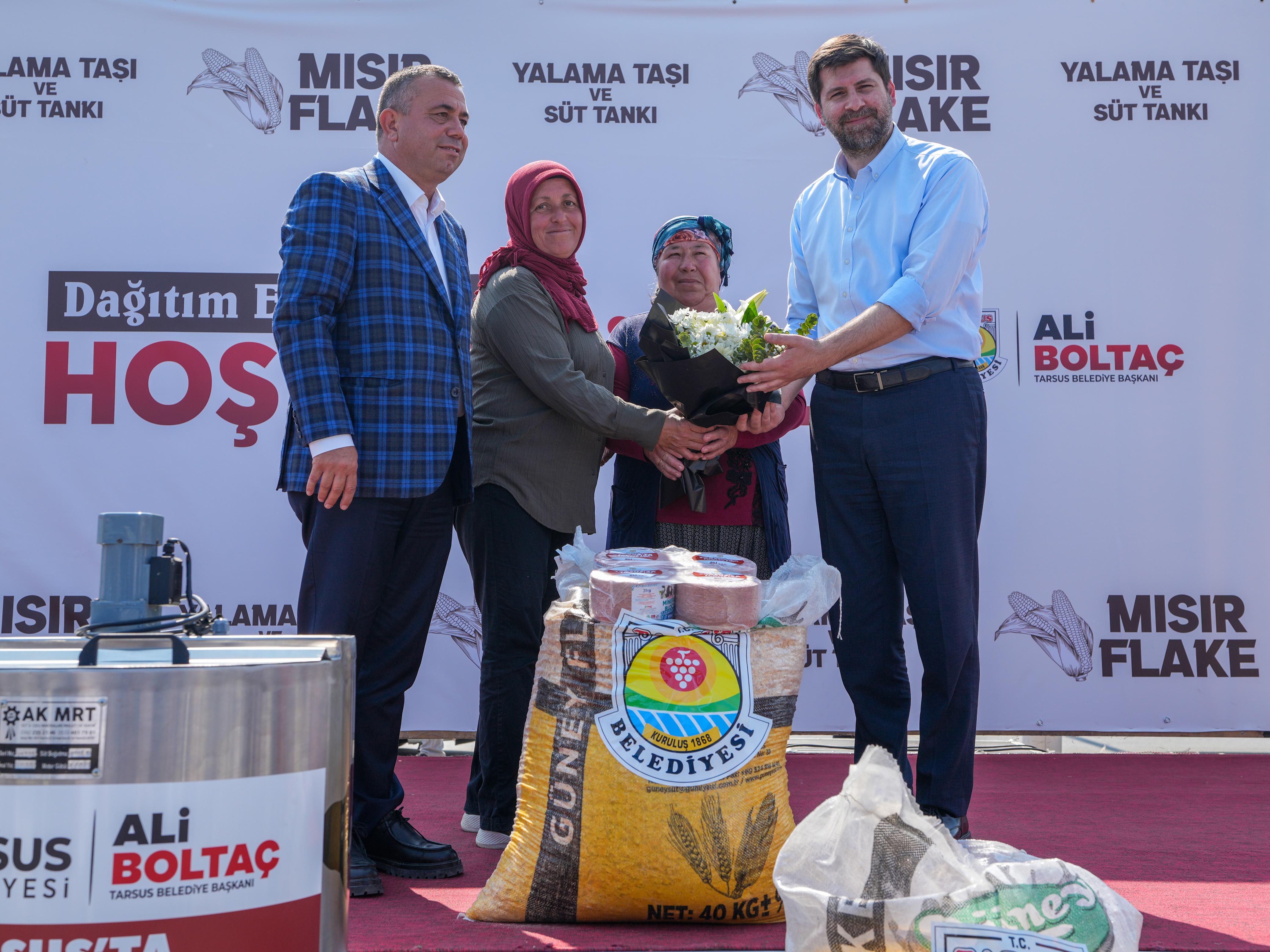 TARSUS BELEDİYESİ’NDEN ÜRETİCİYE GÜÇLÜ DESTEK