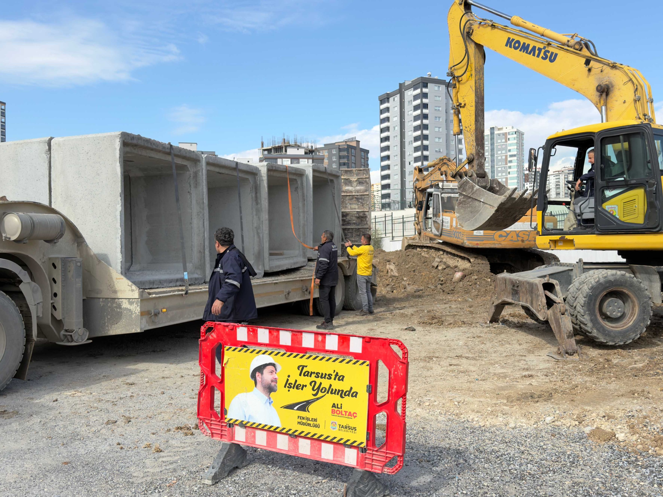 YOĞUN YAĞIŞLARA KARŞI ERGENEKON’DA GÜÇLÜ TEDBİR