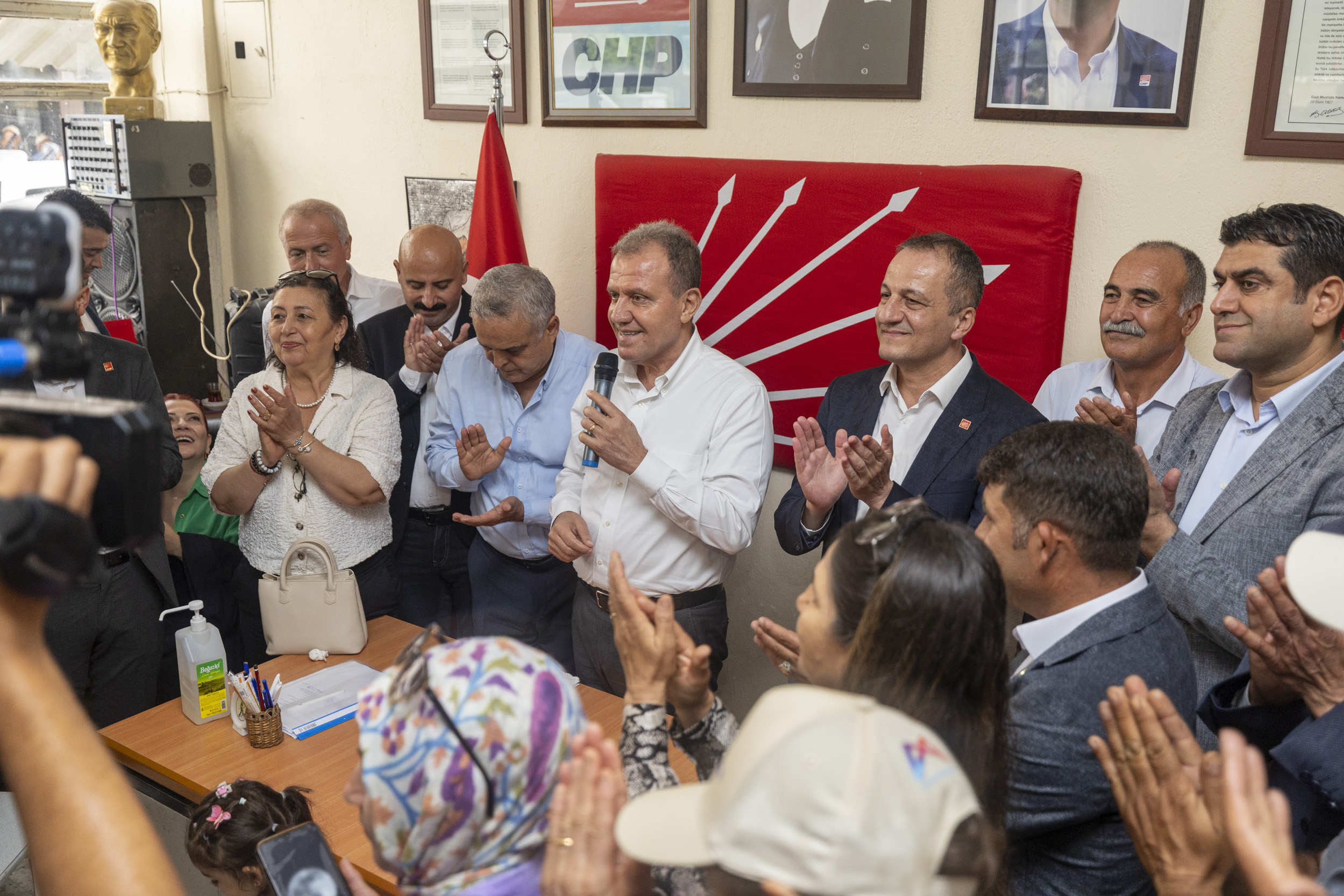 BAŞKAN SEÇER, CHP MUT İLÇE BAŞKANLIĞI’NI ZİYARET ETTİ