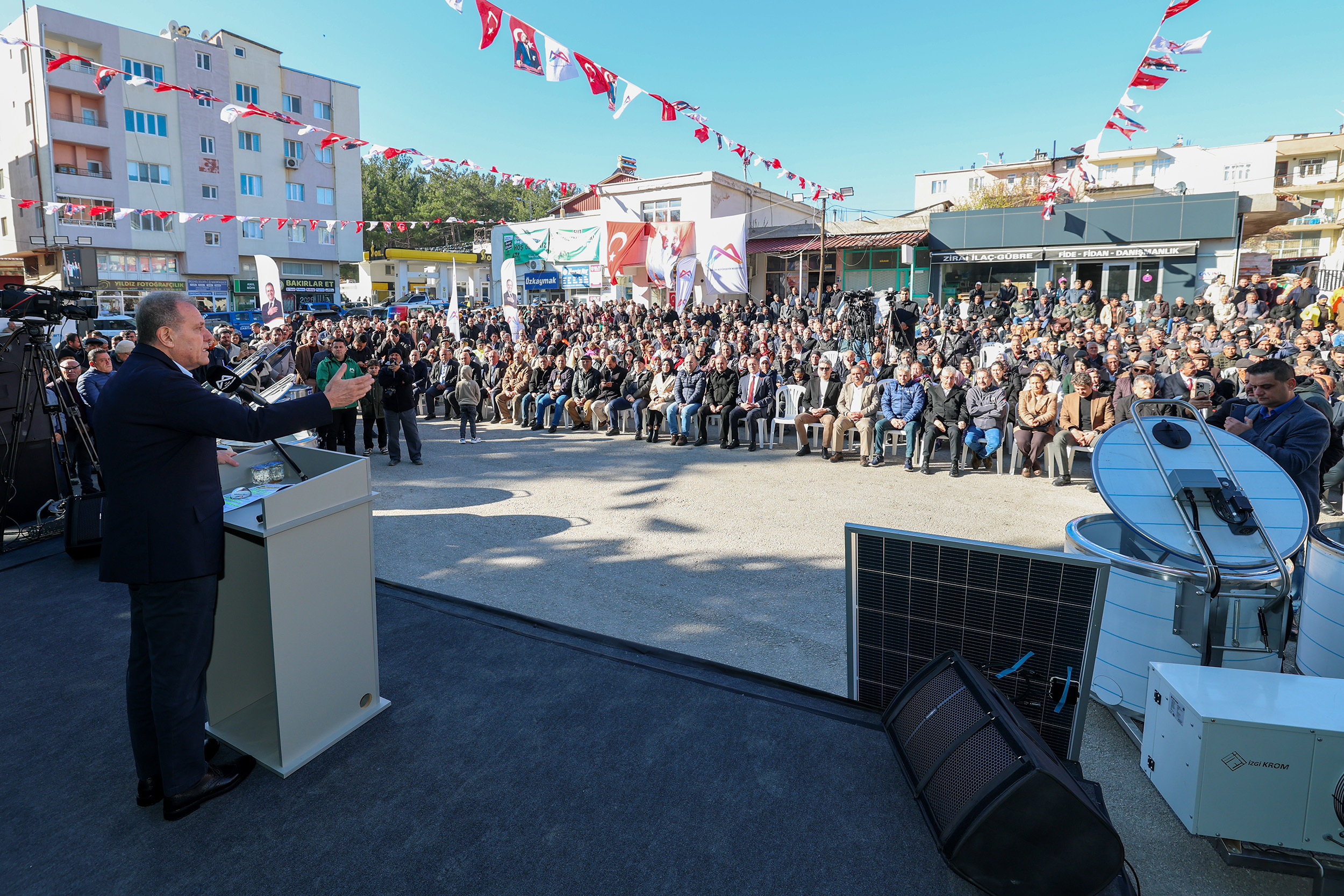 BAŞKAN SEÇER, ‘SÜT SOĞUTMA TANKI DAĞITIM TÖRENİ’NE KATILDI