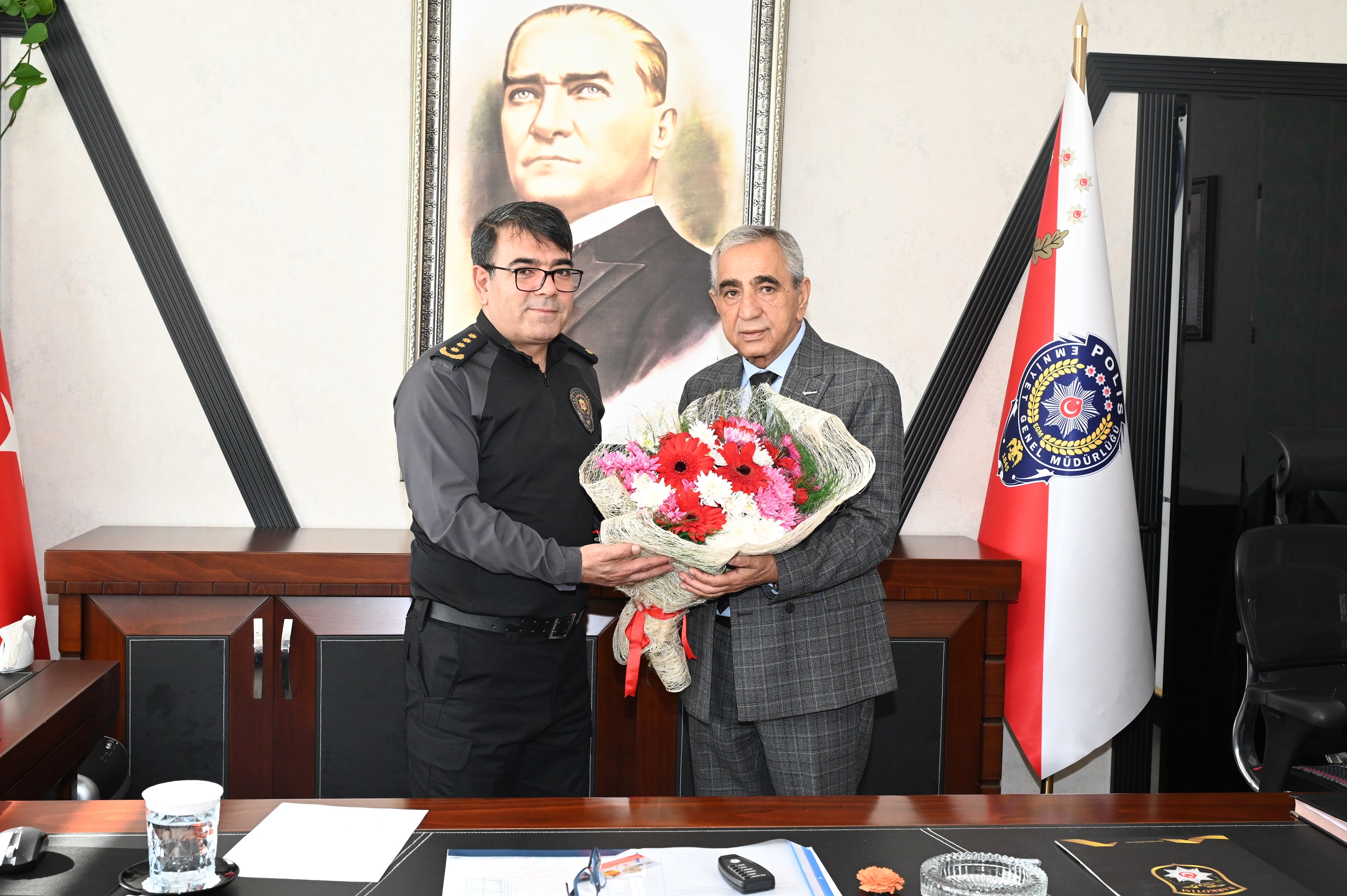 BAŞKAN SARI’DAN İL EMNİYET MÜDÜRÜ YILMAZ'A ZİYARET