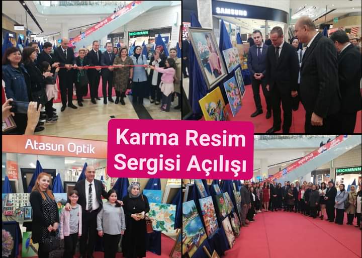 ÖĞRETMENLER GÜNÜ DOLAYISIYLA TARSUS'TA KARMA RESİM SERGİSİ AÇILDI 