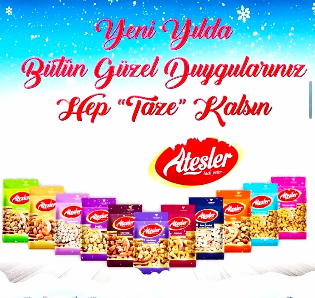 ATEŞLER KURU YEMİŞLERİ YENİ YILI KUTLADI