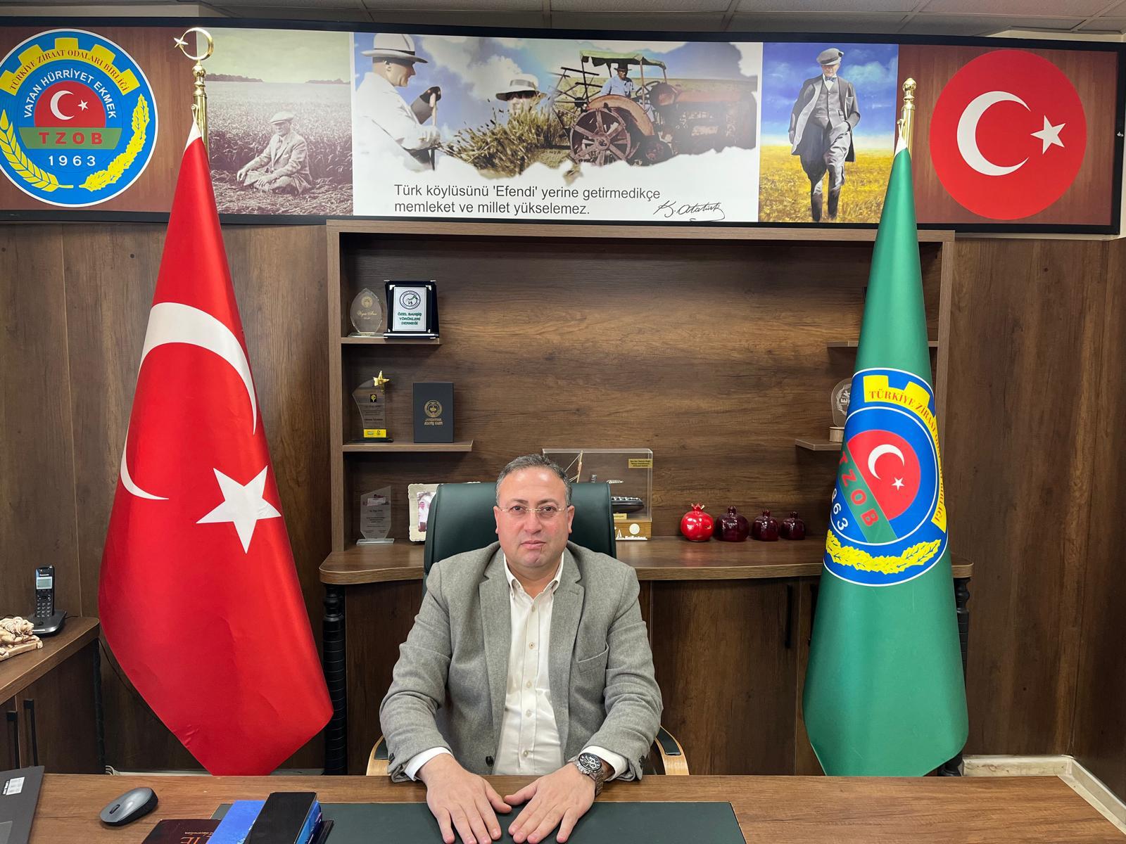 TARSUS ZİRAAT ODASI BAŞKANI VEYİS AVCI’DAN TAPARİD BAŞKANI CUMALİ ERBAY'IN İDİASINA TEPKİ