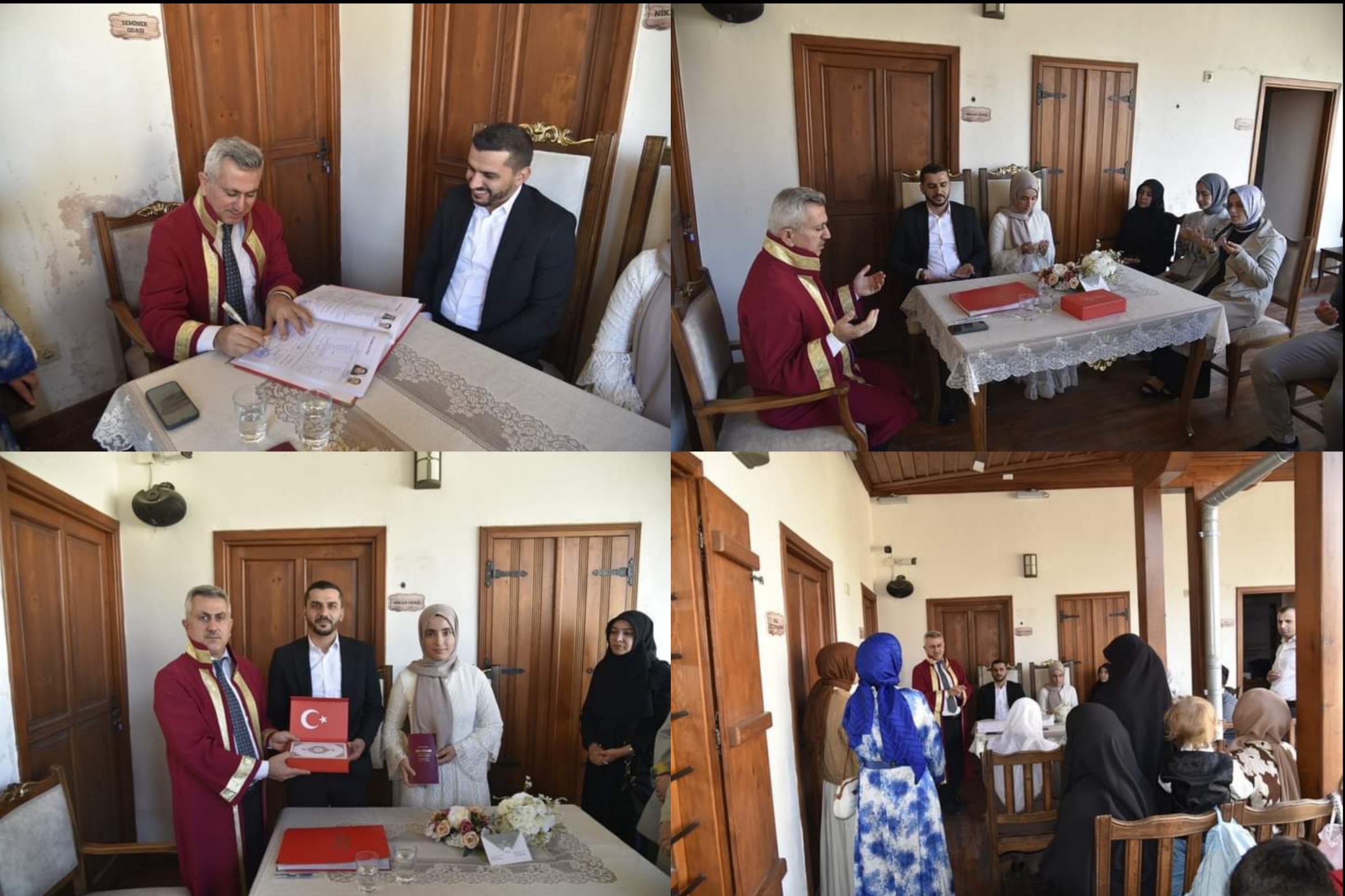 TARSUS İLÇE MÜFTÜSÜ MURAT AKÇAY RESMÎ NİKAH KIYDI