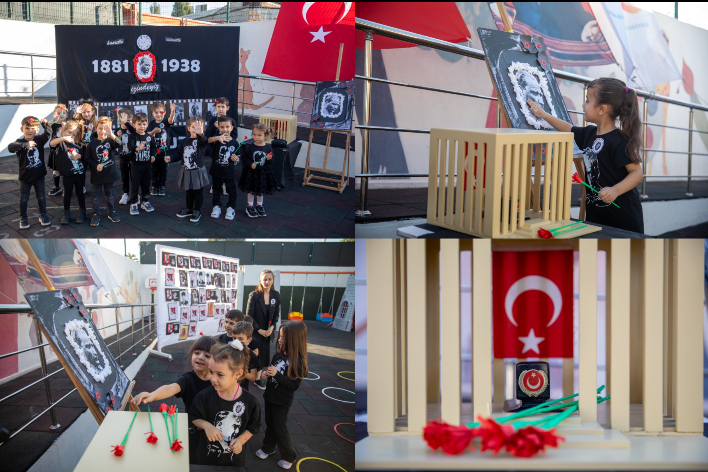 MİNİKLER ULU ÖNDER ATATÜRK’Ü ÖZLEMLE ANDI