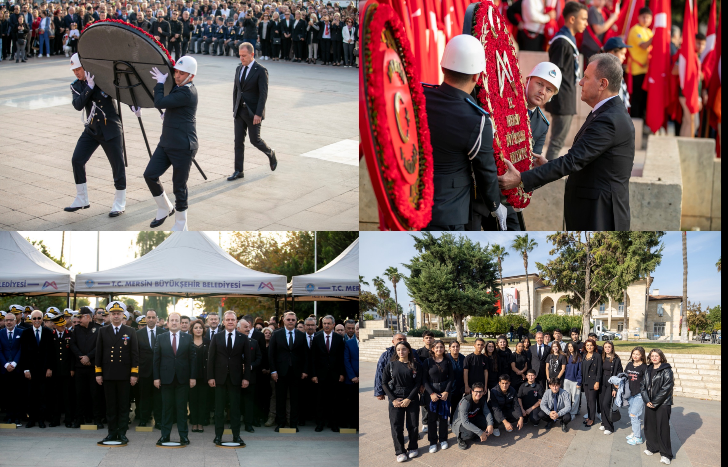 BAŞKAN SEÇER, ATATÜRK’ÜN 86. ÖLÜM YIL DÖNÜMÜ ANMA PROGRAMLARINA KATILDI