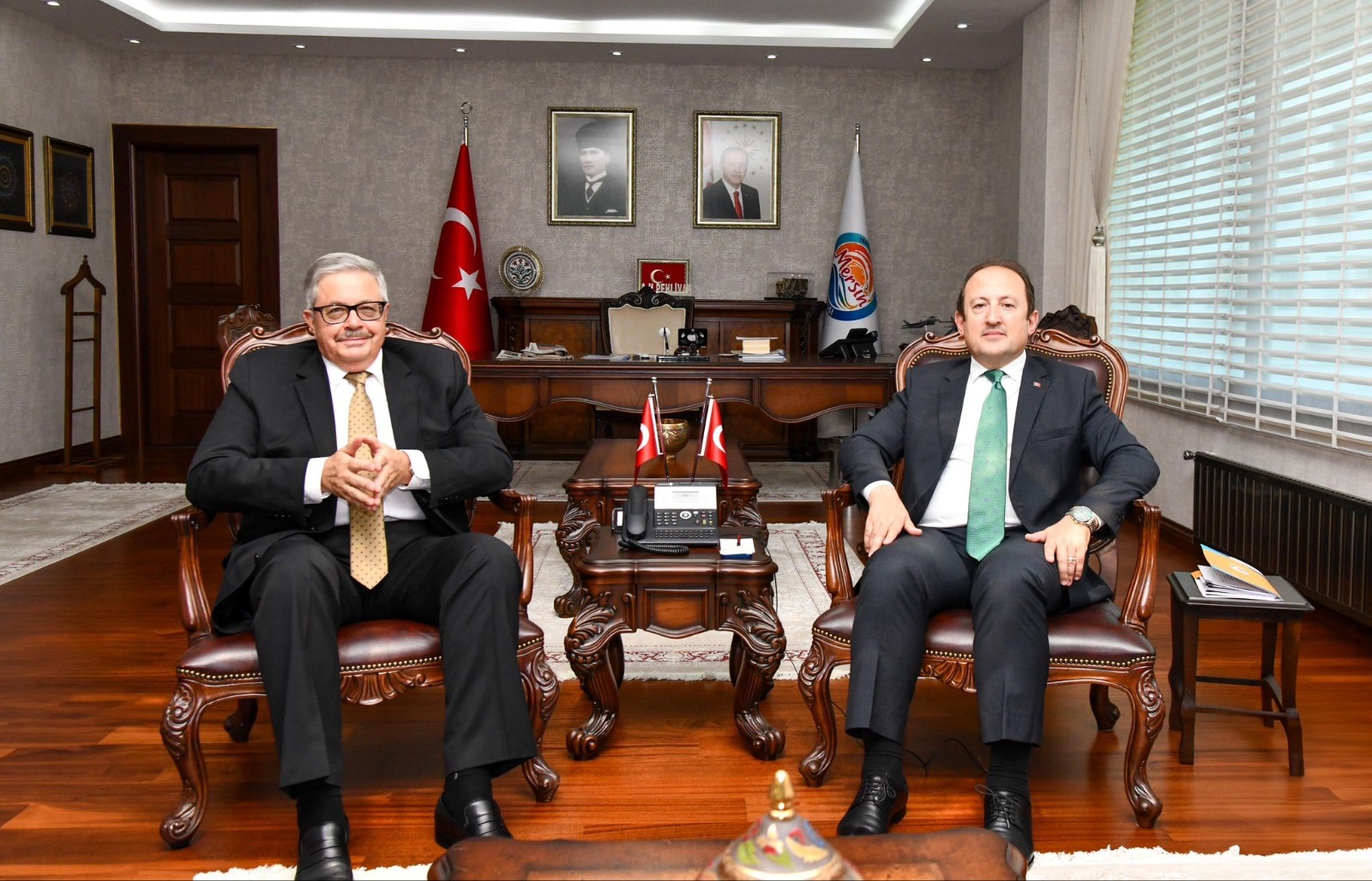 VALİ ALİ HAMZA PEHLİVAN, RUSYA FEDERASYONU ANKARA BÜYÜKELÇİSİ ALEKSEİ V. ERKHOV VE BERABERİNDEKİ HEYET İLE GÖRÜŞTÜ