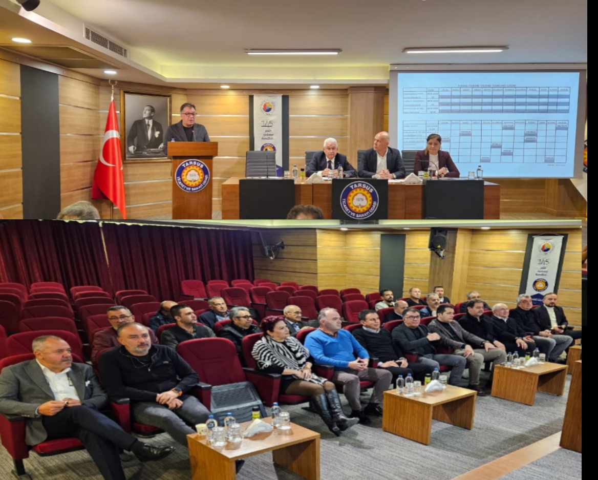 TARSUS TİCARET VE SANAYİ ODASININ KASIM AYI MECLİS TOPLANTISI GERÇEKLEŞTİRİLDİ 