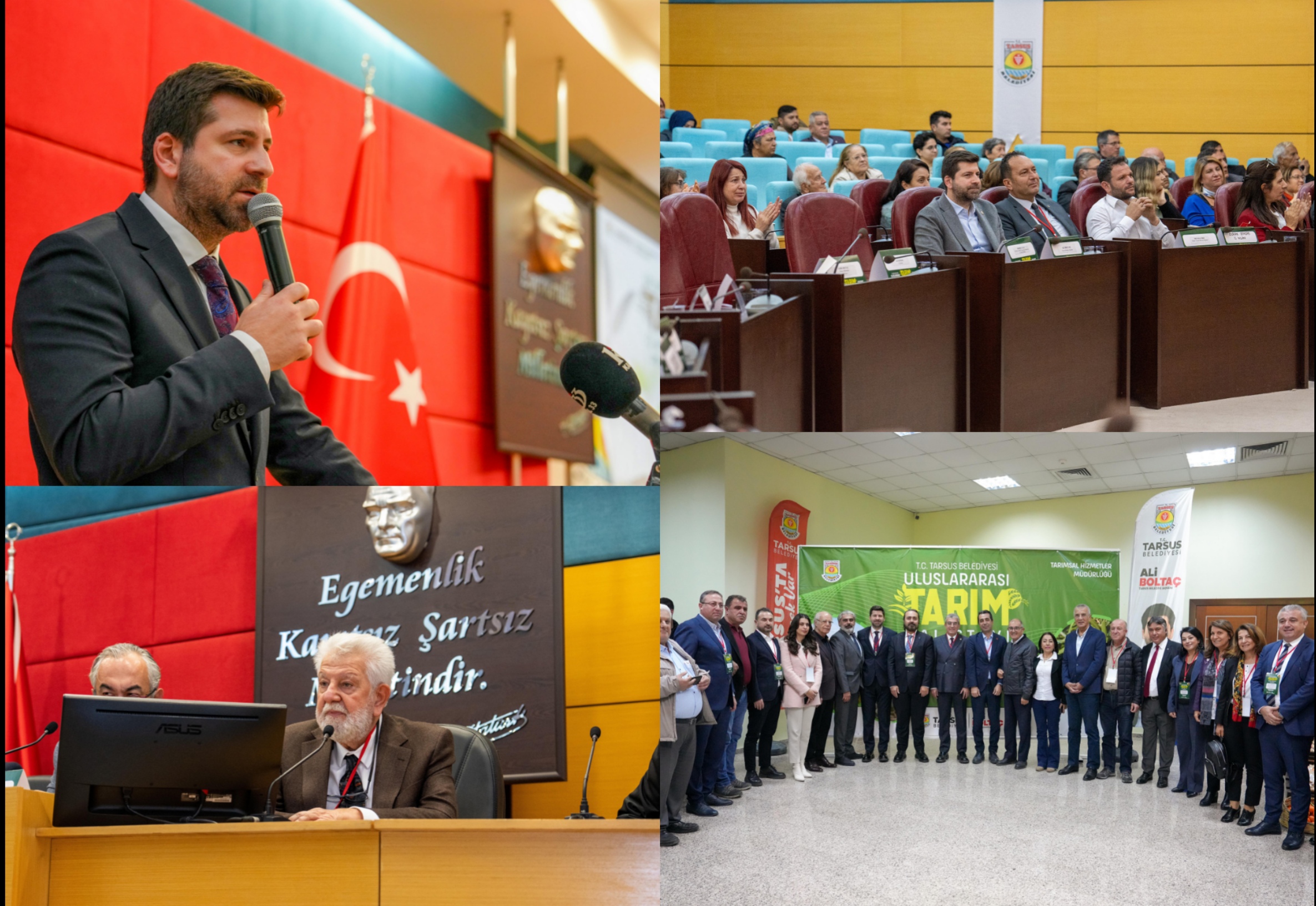 TARIM KENTİ TARSUS’TA ULUSLARARASI TARIM ÇALIŞTAYI YOĞUN İLGİ GÖRDÜ