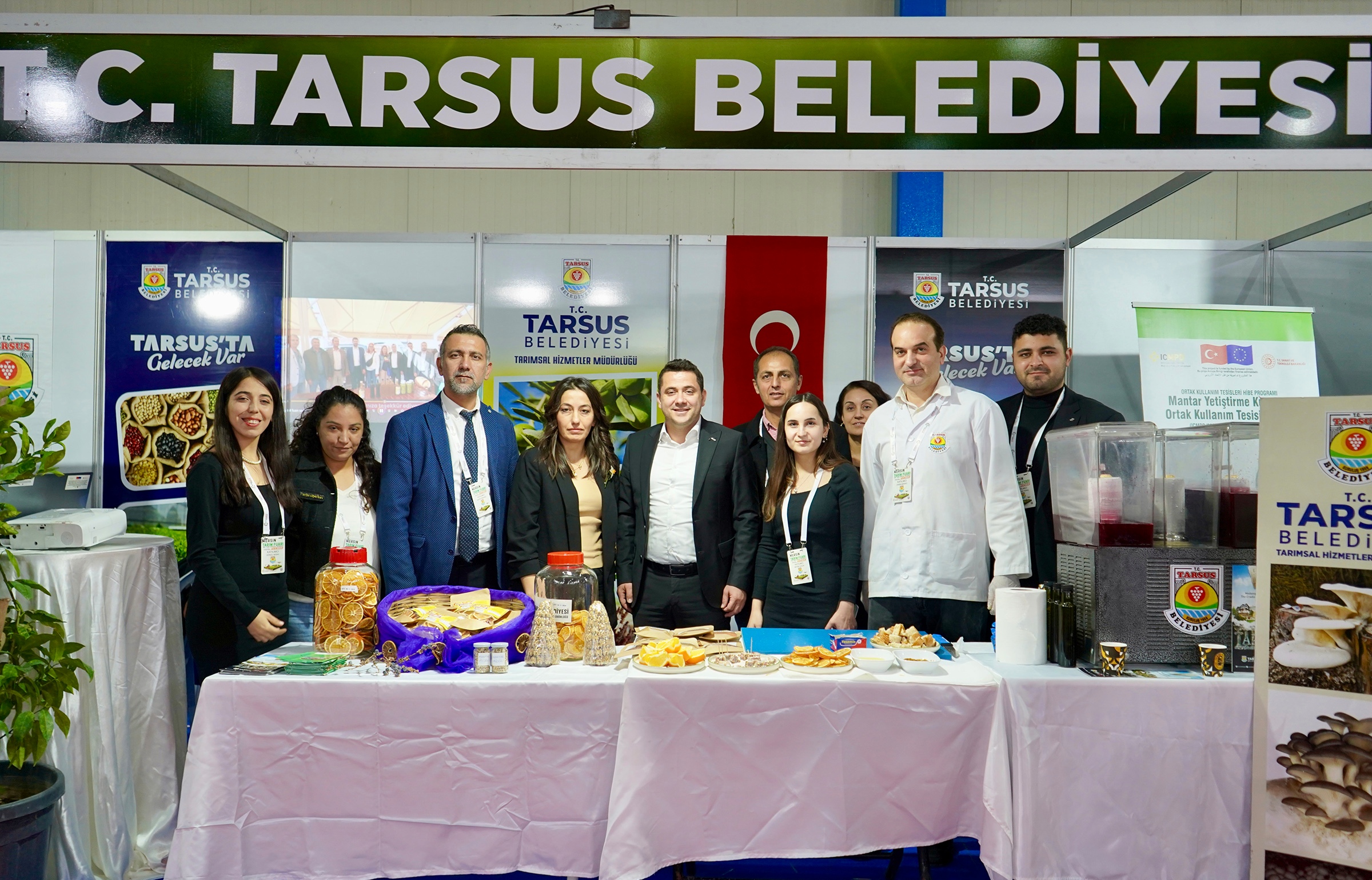 TARSUS BELEDİYESİ STANDINA MERSİN TARIM FUARI’NDA BÜYÜK İLGİ