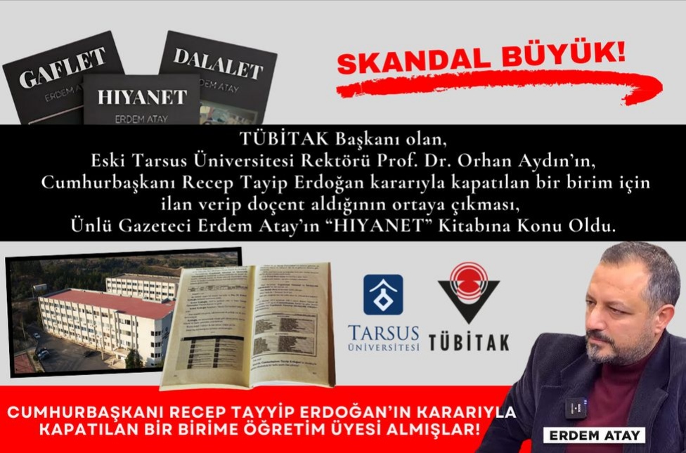 YENİ TÜBİTAK BAŞKANI ORHAN AYDIN KİTAPLARA KONU OLDU