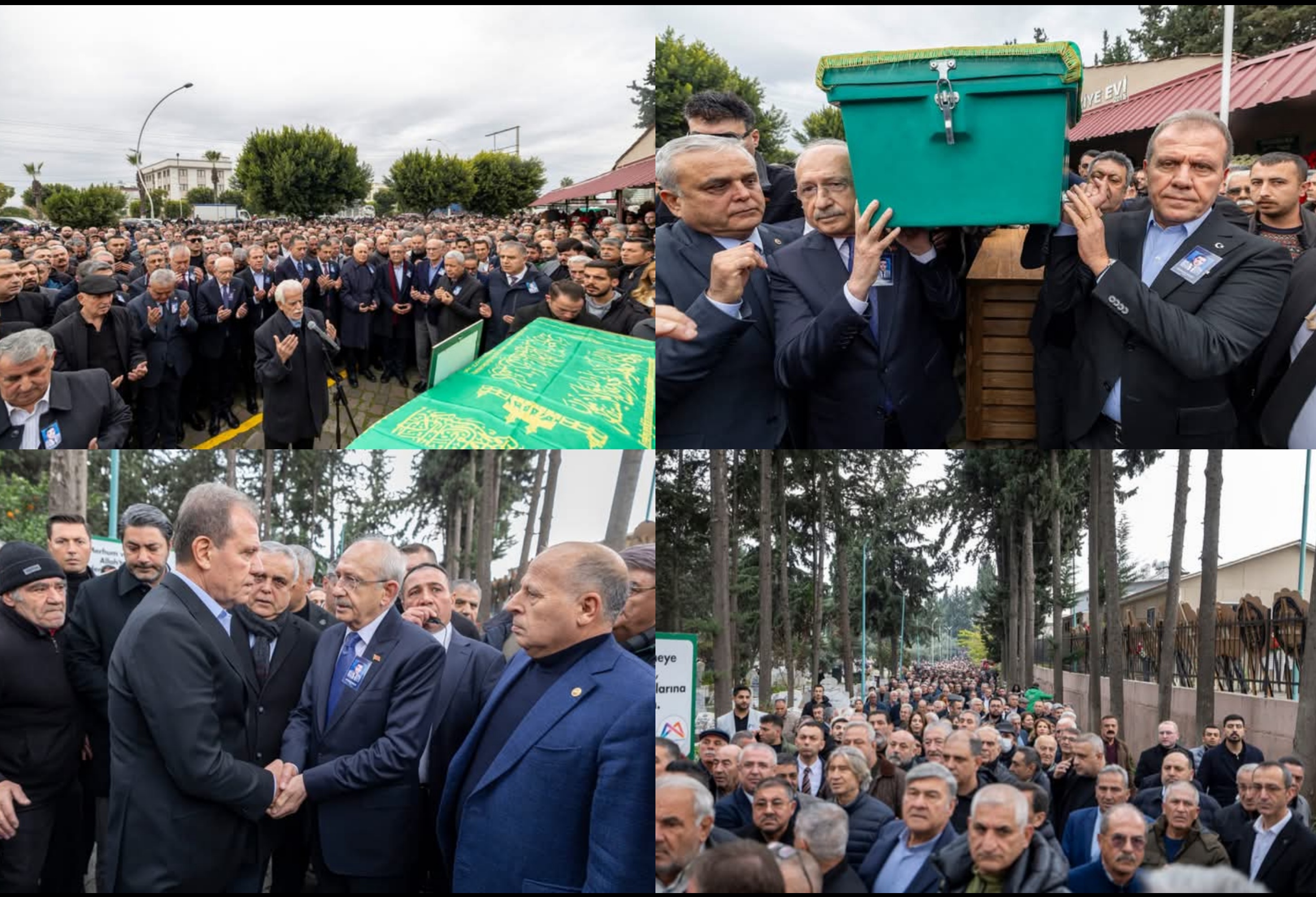 BAŞKAN SEÇER, KARDEŞİNİ SON YOLCULUĞUNA UĞURLADI