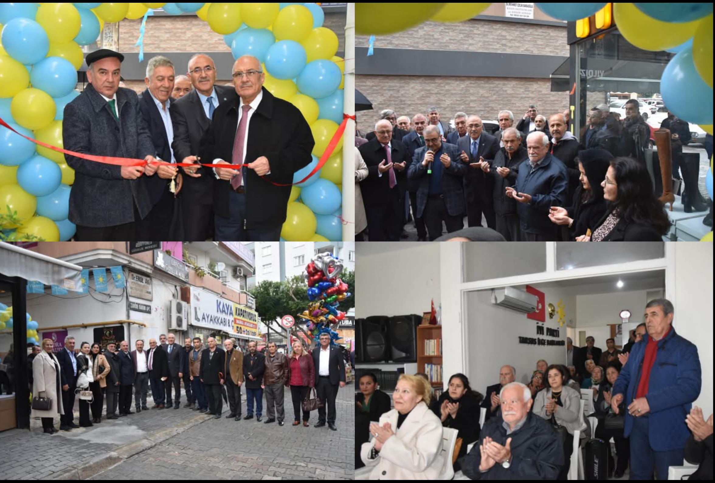 İYİ PARTİ TARSUS İLÇE BİNASI TÖRENLE AÇILDI