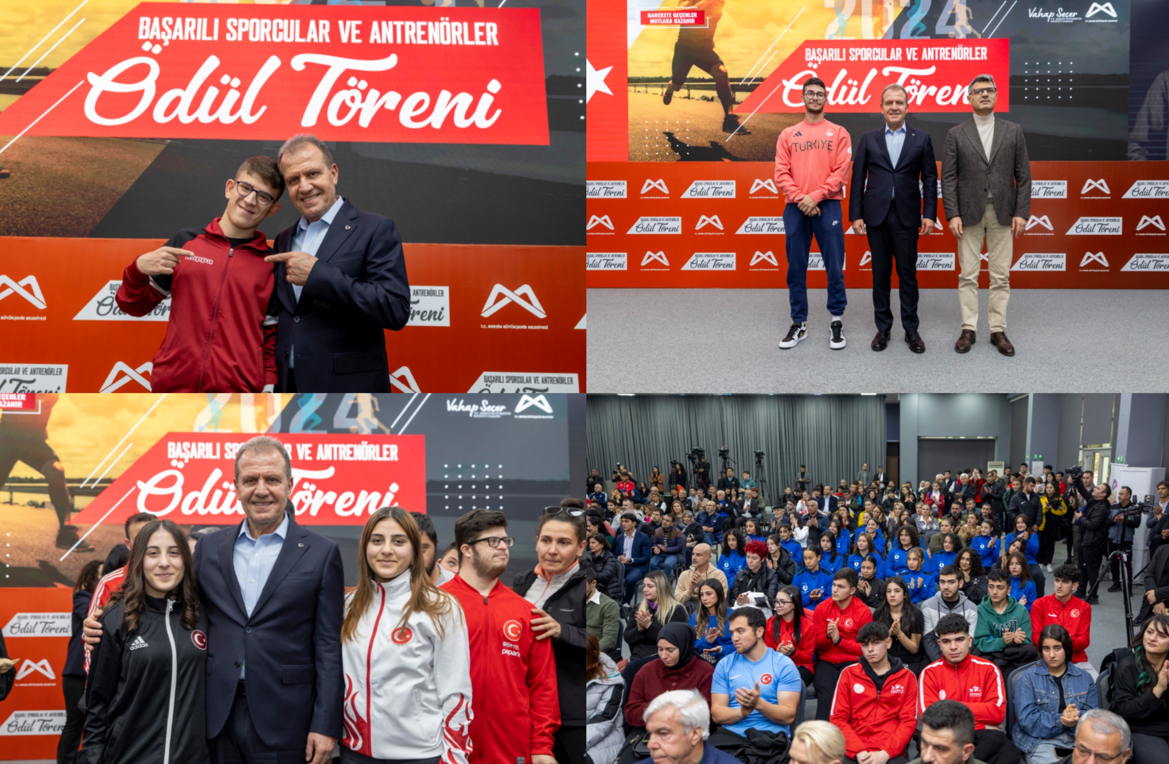 BAŞKAN SEÇER, ‘BAŞARILI SPORCULAR VE ANTRENÖRLER ÖDÜL TÖRENİ’NE KATILDI