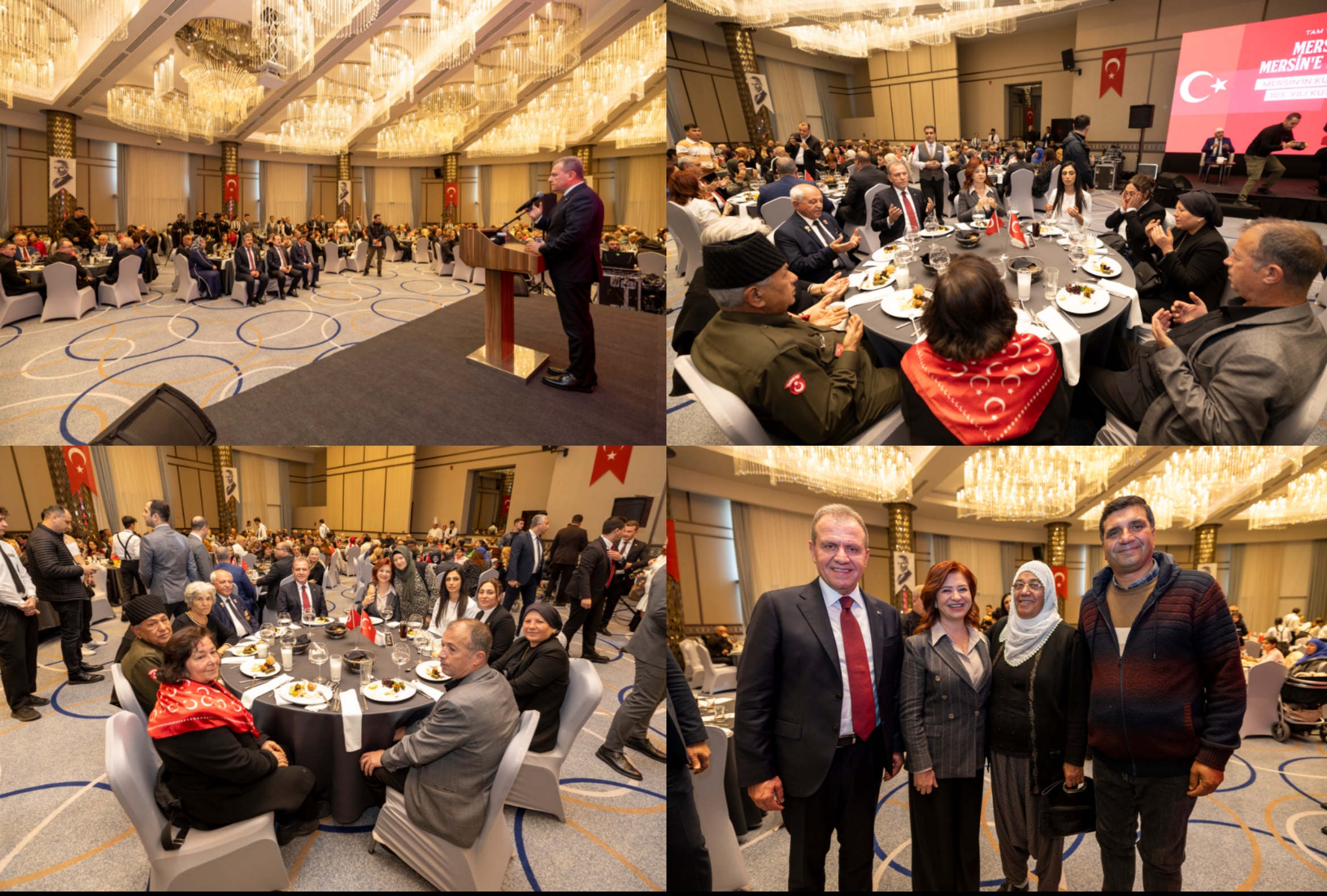 BAŞKAN SEÇER VE MERAL SEÇER, 3 OCAK MERSİN’İN DÜŞMAN İŞGALİNDEN KURTULUŞU’NUN 103. YIL DÖNÜMÜNDE ŞEHİT AİLELERİ VE GAZİLERLE BULUŞTU