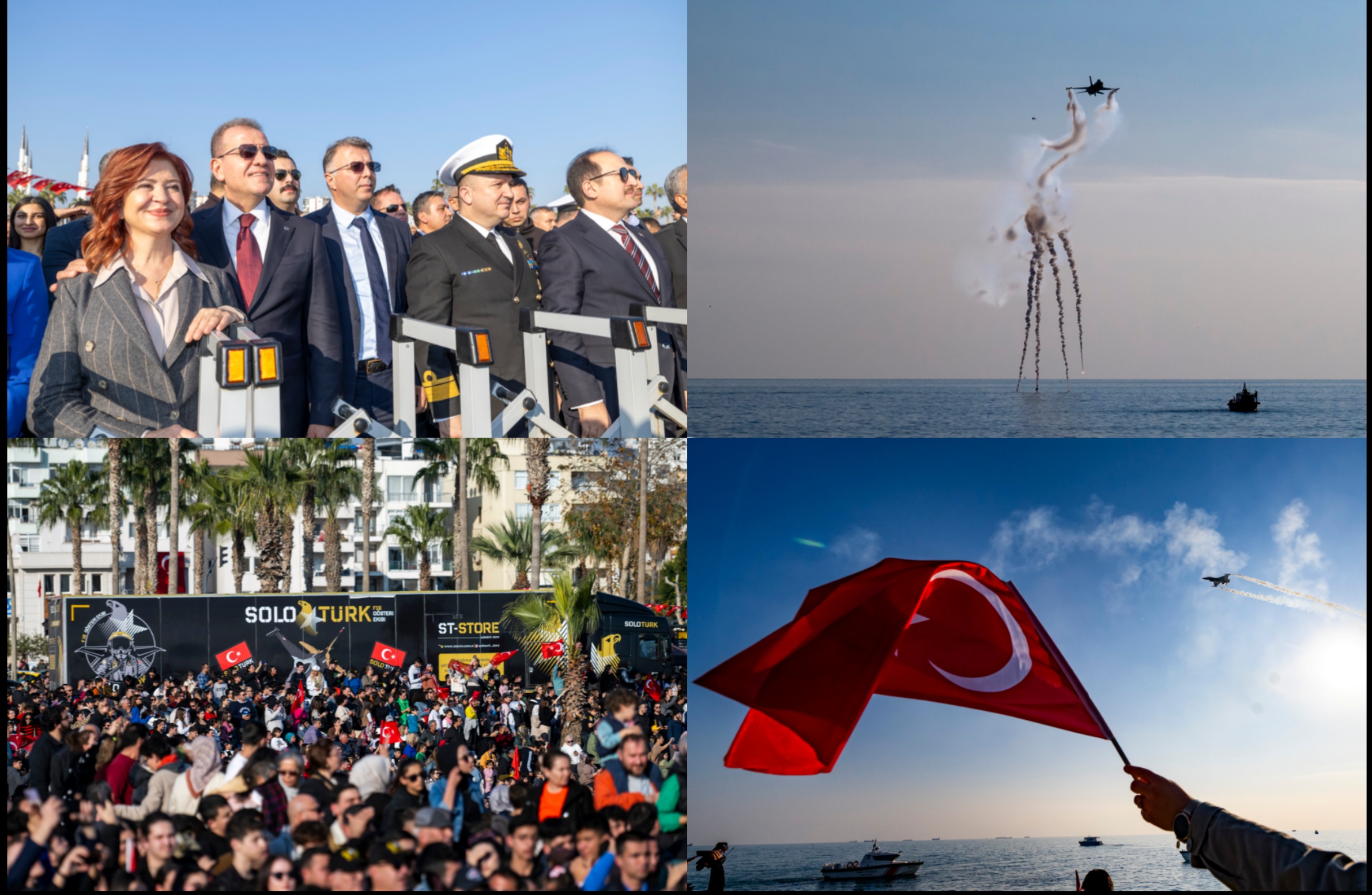 MERSİN SEMALARINDA SOLOTÜRK RÜZGÂRI ESTİ