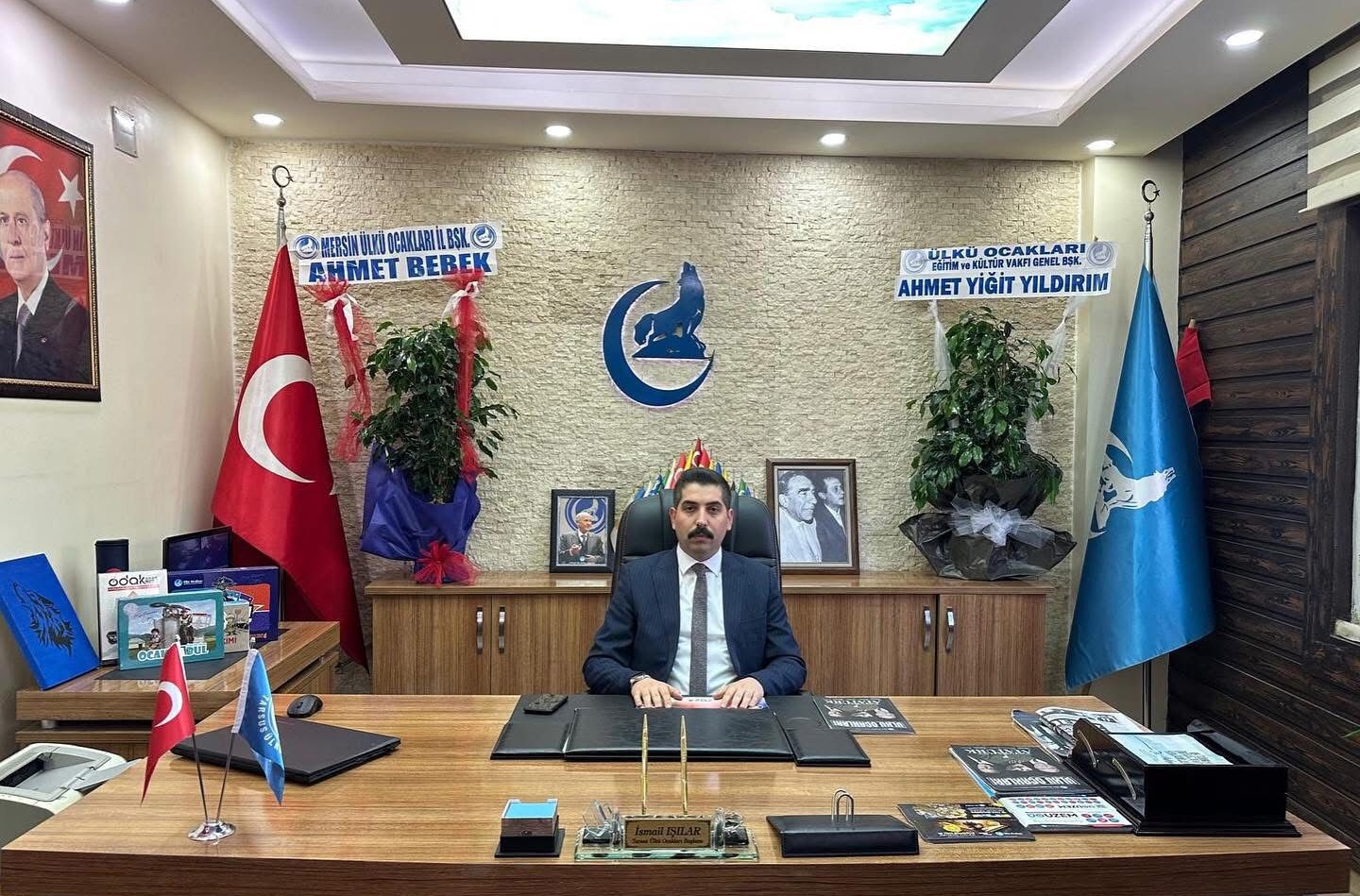 TARSUS ÜLKÜ OCAKLARI İLÇE BAŞKANI İSMAİL IŞILAR ÜLKÜ OCAKLARI BİR EĞİTİM VE KÜLTÜR VAKFIDIR