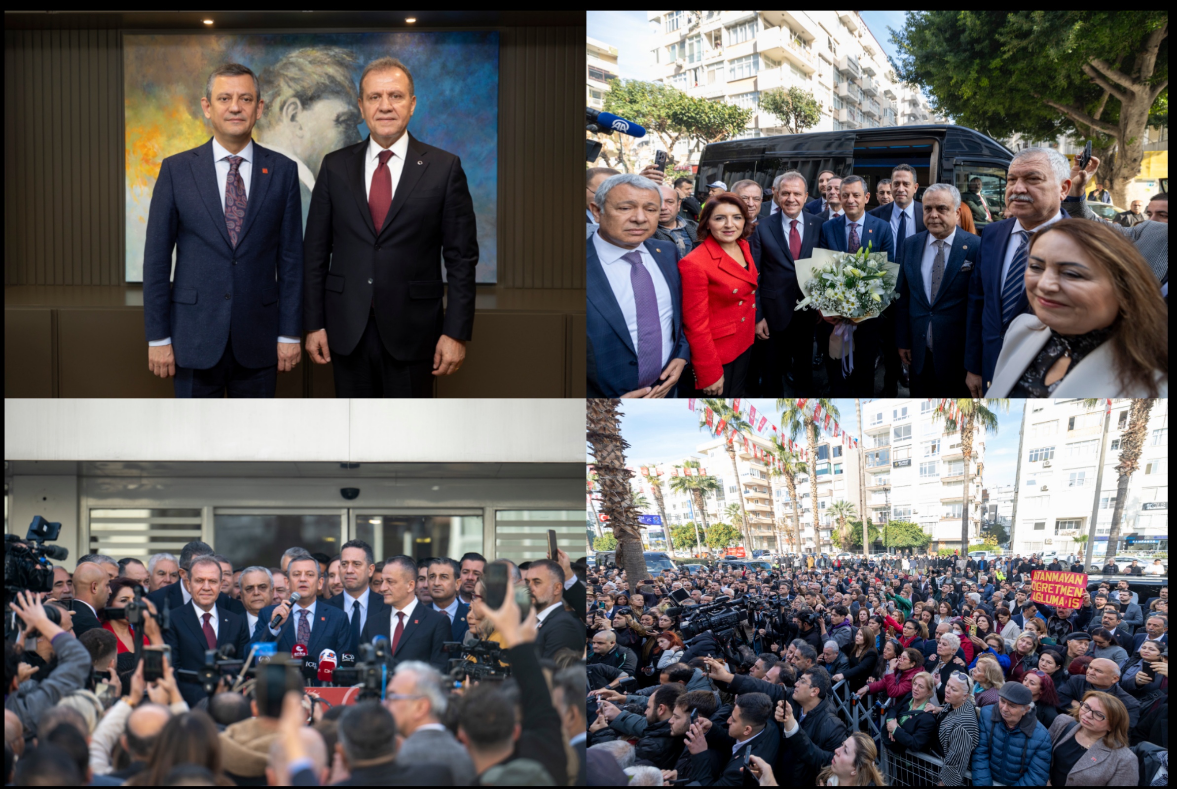 CHP GENEL BAŞKANI ÖZGÜR ÖZEL, BAŞKAN SEÇER’İ ZİYARET ETTİ