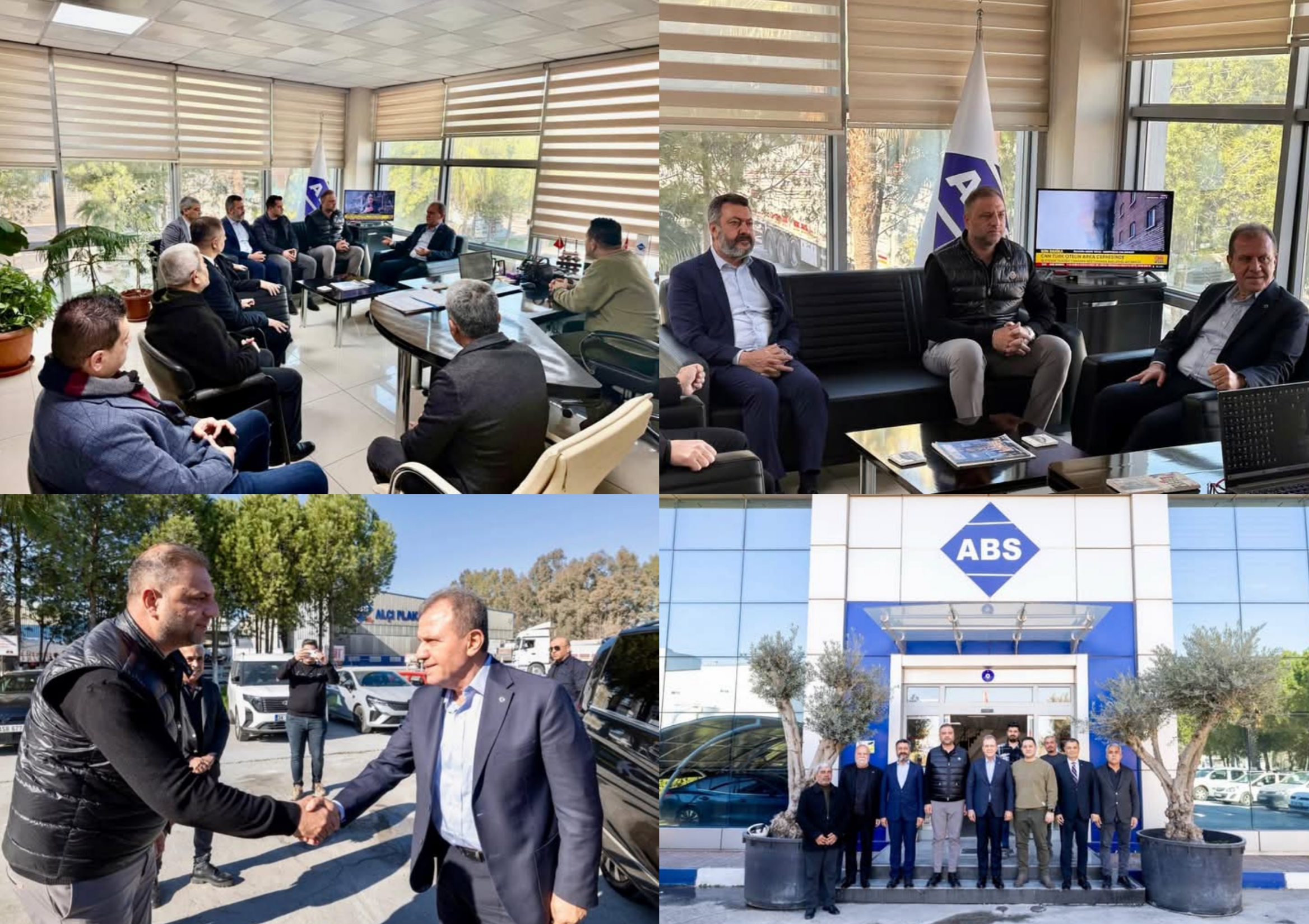 BAŞKAN SEÇER YENİCE’DEKİ ABS ALÇI ÜRETİM TESİSİ YETKİLİLERİ İLE GÖRÜŞTÜ