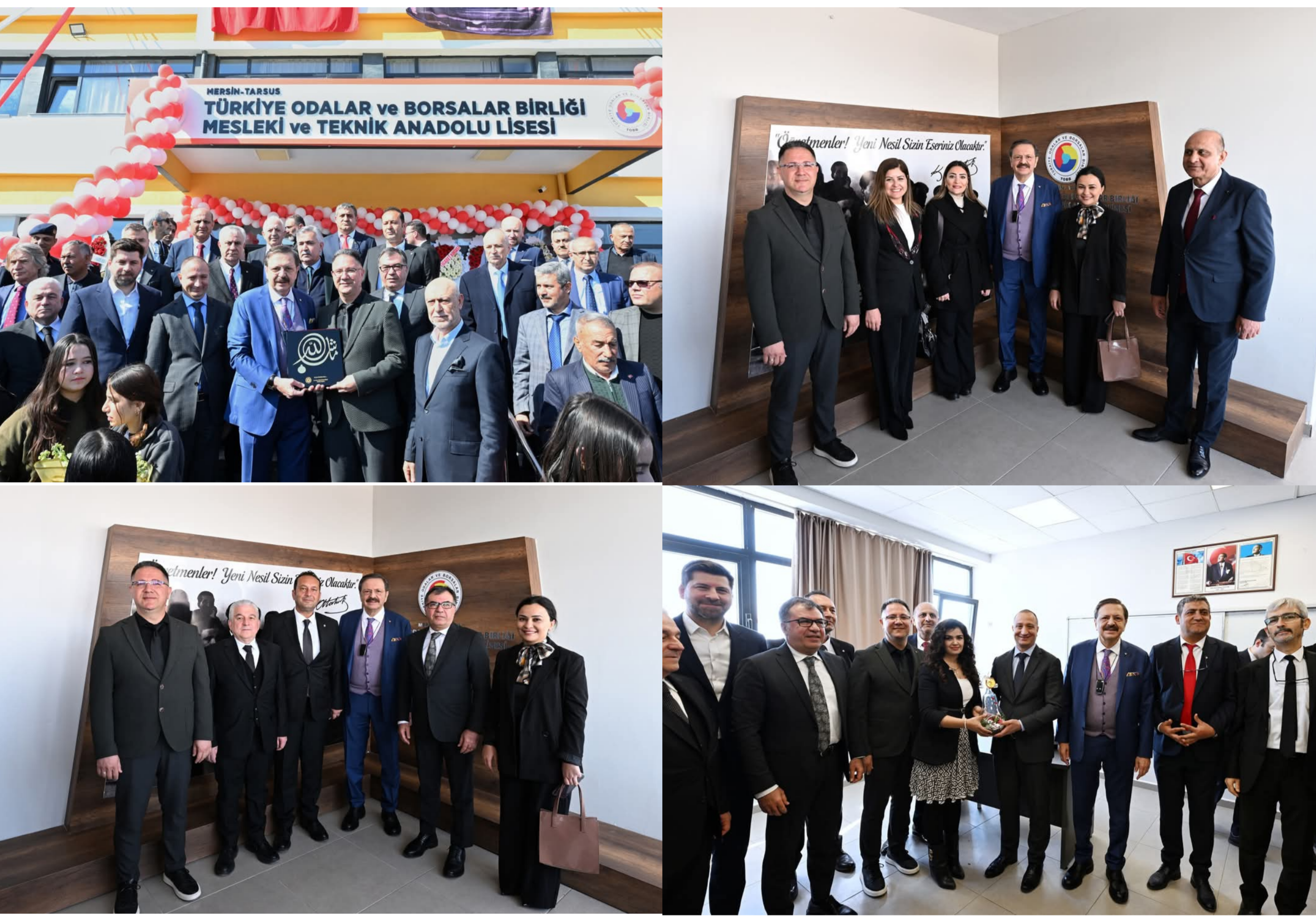 TARSUS TOBB MESLEKİ VE TEKNİK ANADOLU LİSESİ AÇILDI