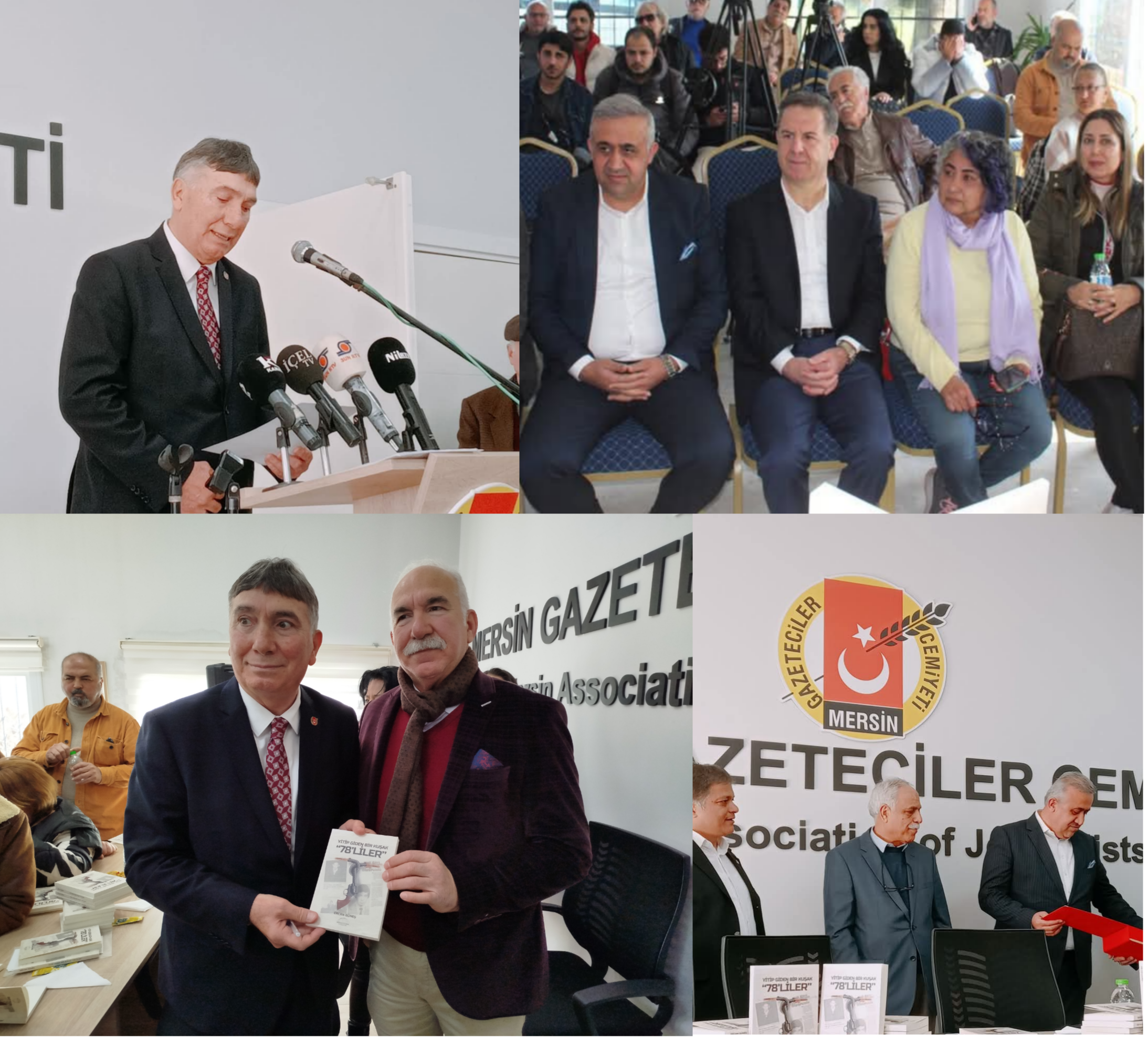 ERCAN GÜNEŞ'İN YENİ KİTABI YİTİP GİDEN BİR KUŞAK 78’’LİLER TANITILDI