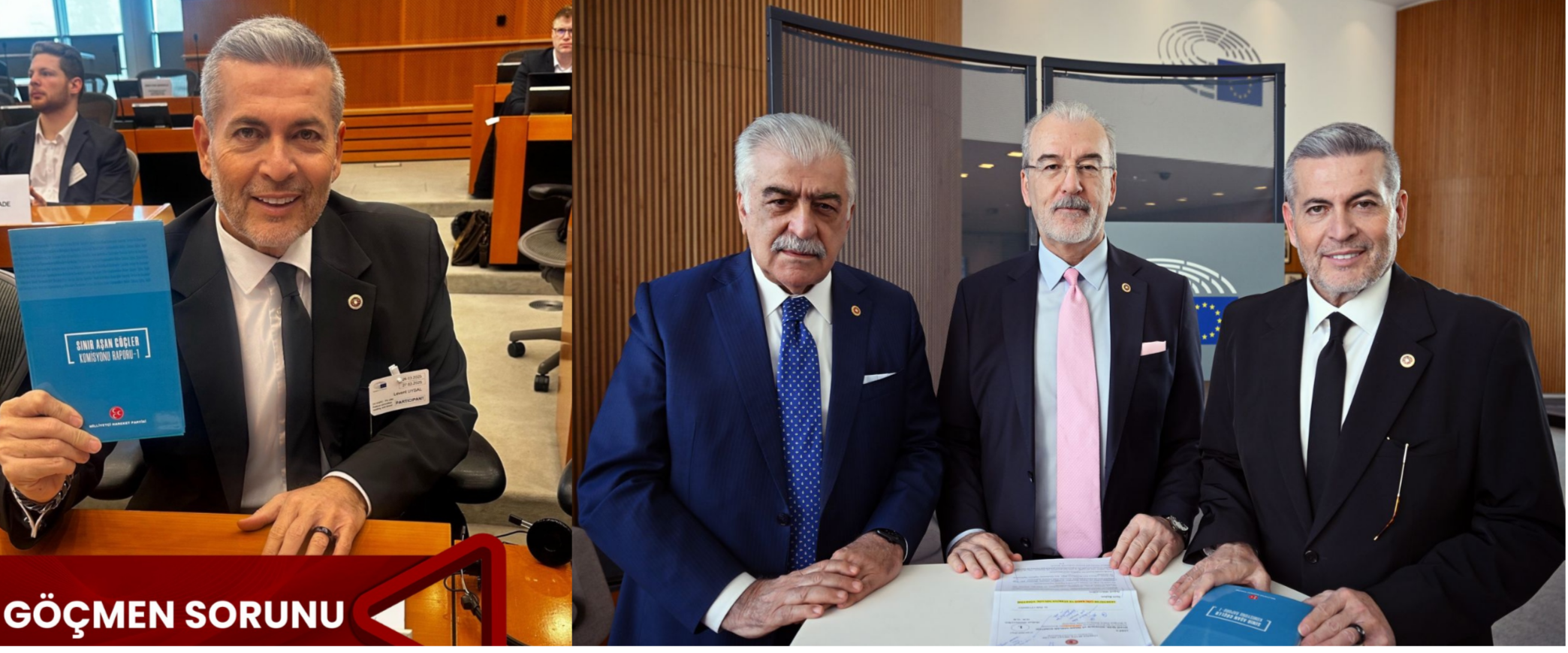 MHP MERSİN MİLLETVEKİLİ UYSAL, BRÜKSEL’DE GÖÇMEN SORUNUNU KONUŞTU