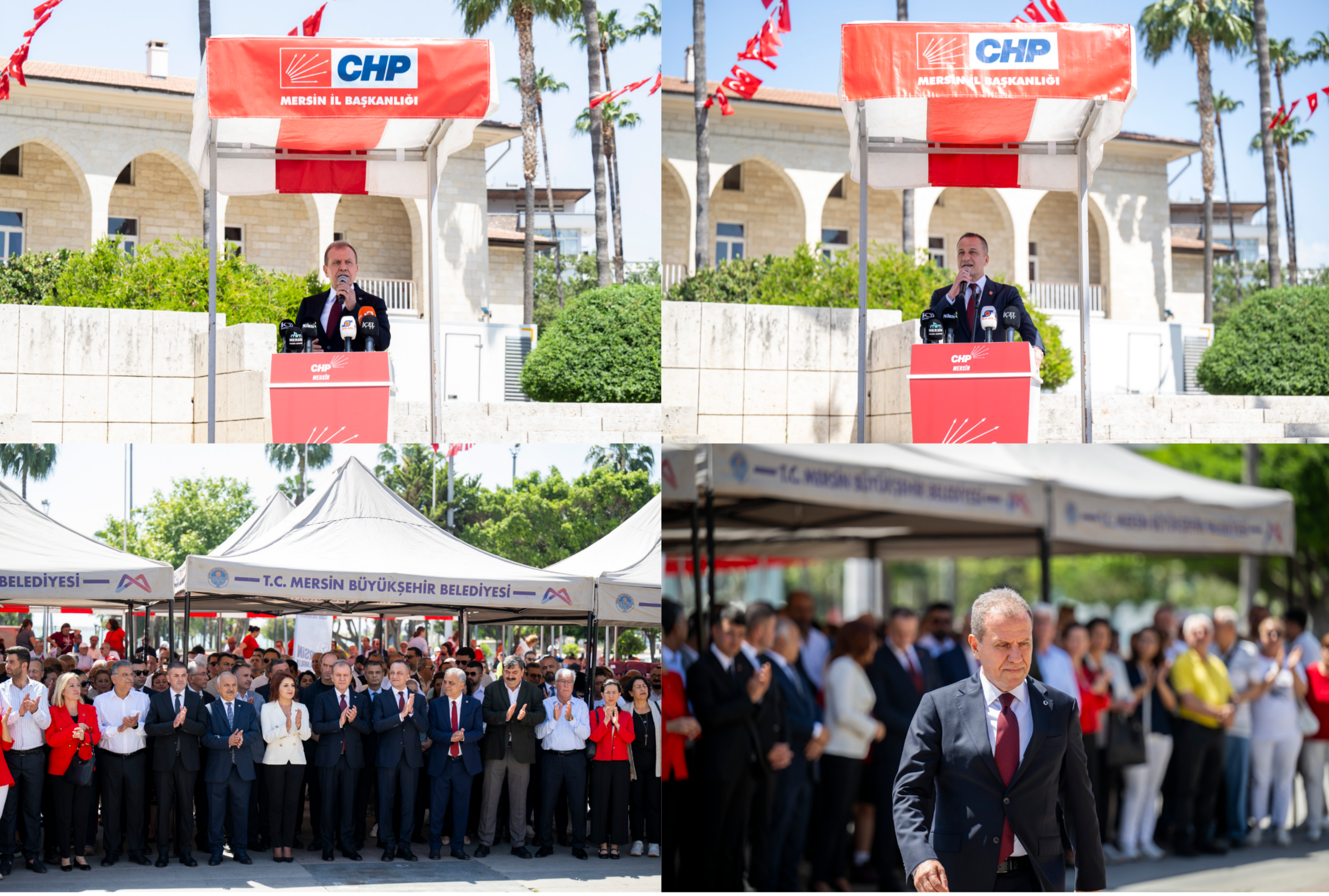 AŞKAN SEÇER, CHP MERSİN İL BAŞKANLIĞI’NIN 19 MAYIS ATATÜRK’Ü ANMA, GENÇLİK VE SPOR BAYRAMI ÇELENK SUNMA TÖRENİ’NE KATILDI
