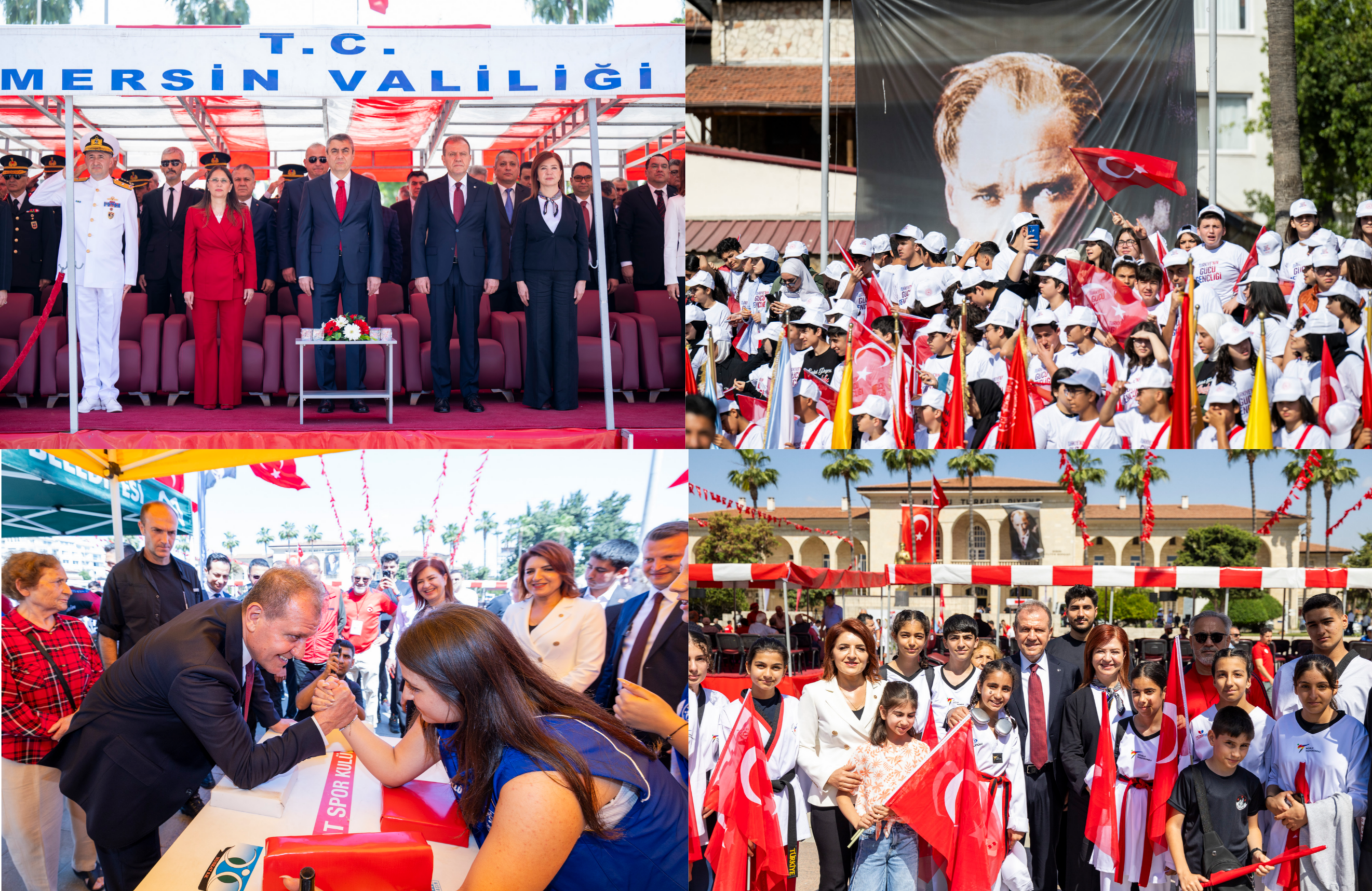 BAŞKAN SEÇER VE MERAL SEÇER, ‘19 MAYIS ATATÜRK’Ü ANMA, GENÇLİK VE SPOR BAYRAMI’ KUTLAMA PROGRAMINA KATILDI