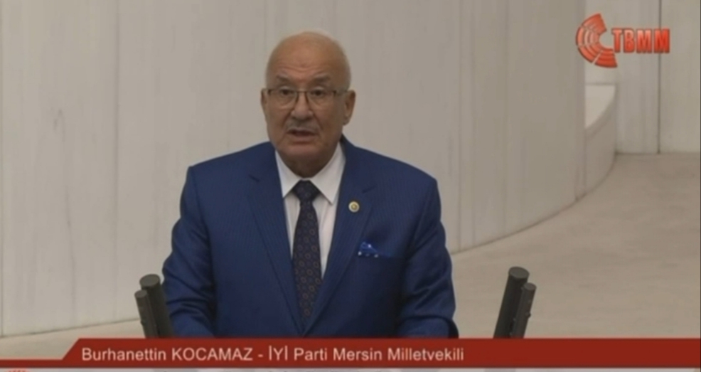 İYİ PARTİ MERSİN MİLLETVEKİLİ BURHANETTİN KOCAMAZ ENFLASYON MİLLETİMİZİ KURU EKMEĞE MUHTAÇ ETMİŞTİR