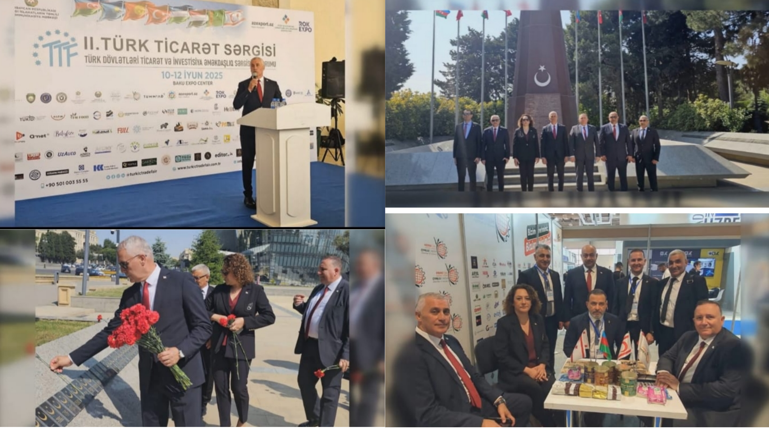 KKTC EKONOMİ VE ENERJİ BAKANI OLGUN AMCAOĞLU AZARBAYCAN'IN BAŞKENTİ BAKÜ'DE