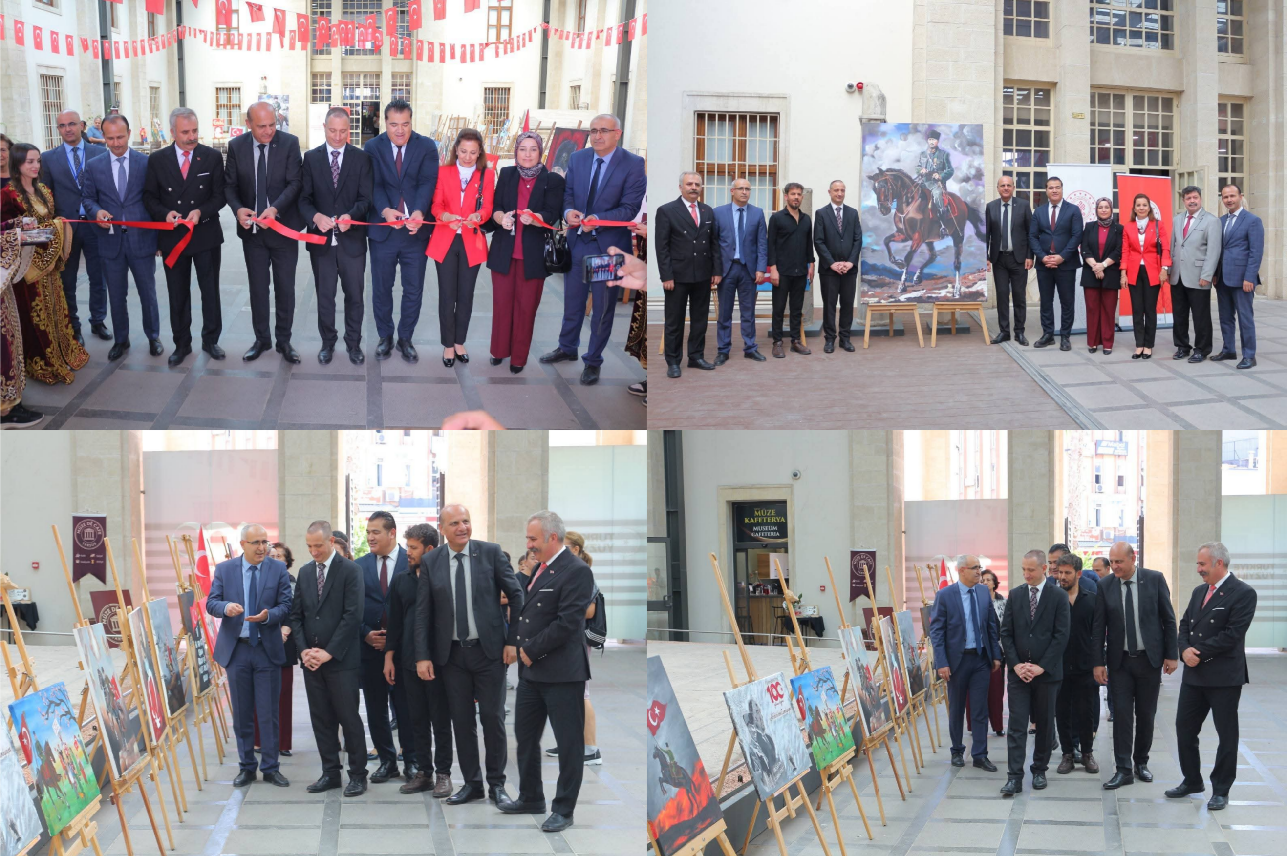 TARSUS MÜZESİNDE TARİH, SANAT VE CUMHURİYET EL ELE! 102 YILLIK GURUR, HER TUVALDE YENİDEN DOĞUYOR!