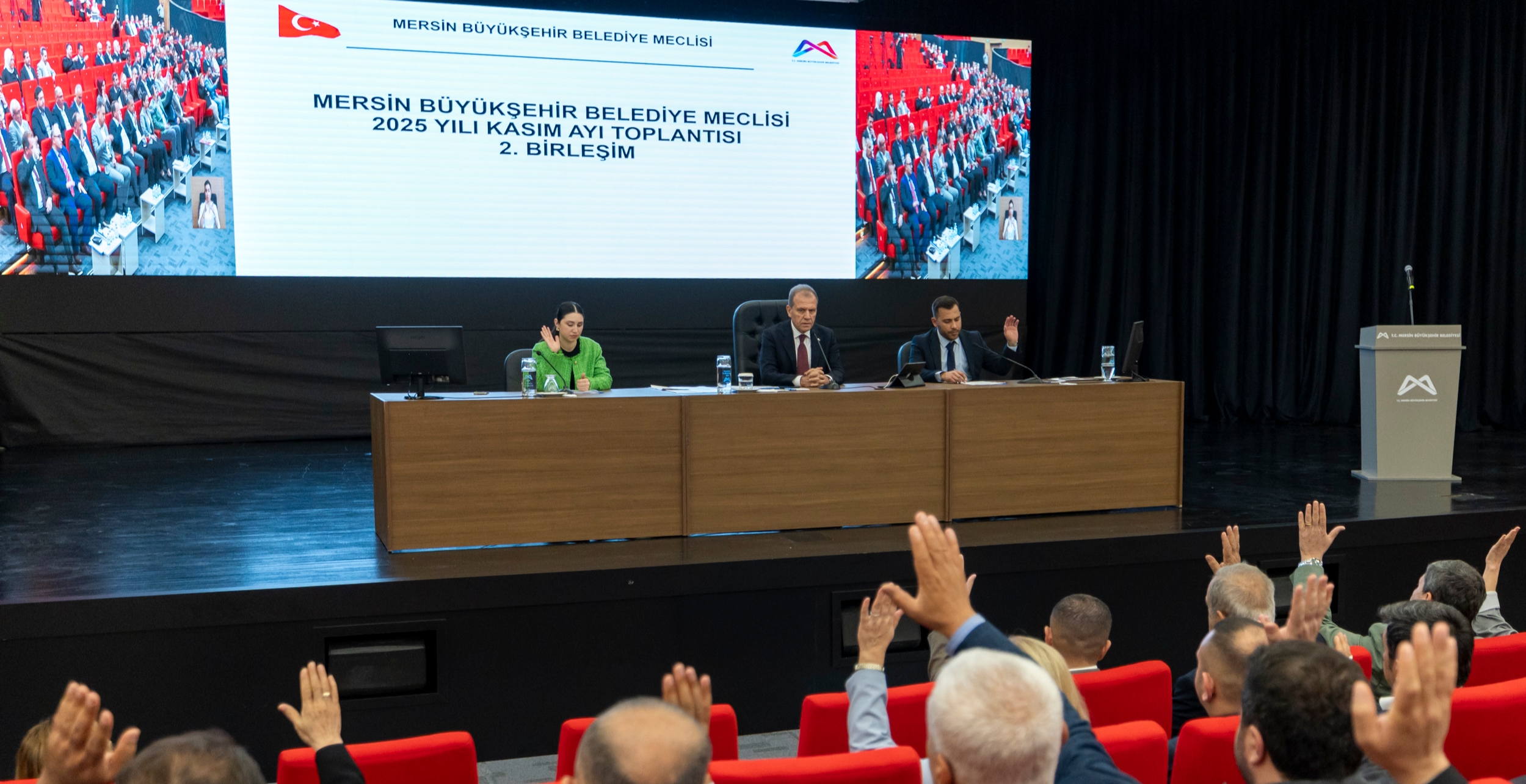 MERSİN BÜYÜKŞEHİR BELEDİYESİ KASIM AYI 2. BİRLEŞİMİ GERÇEKLEŞTİRİLDİ