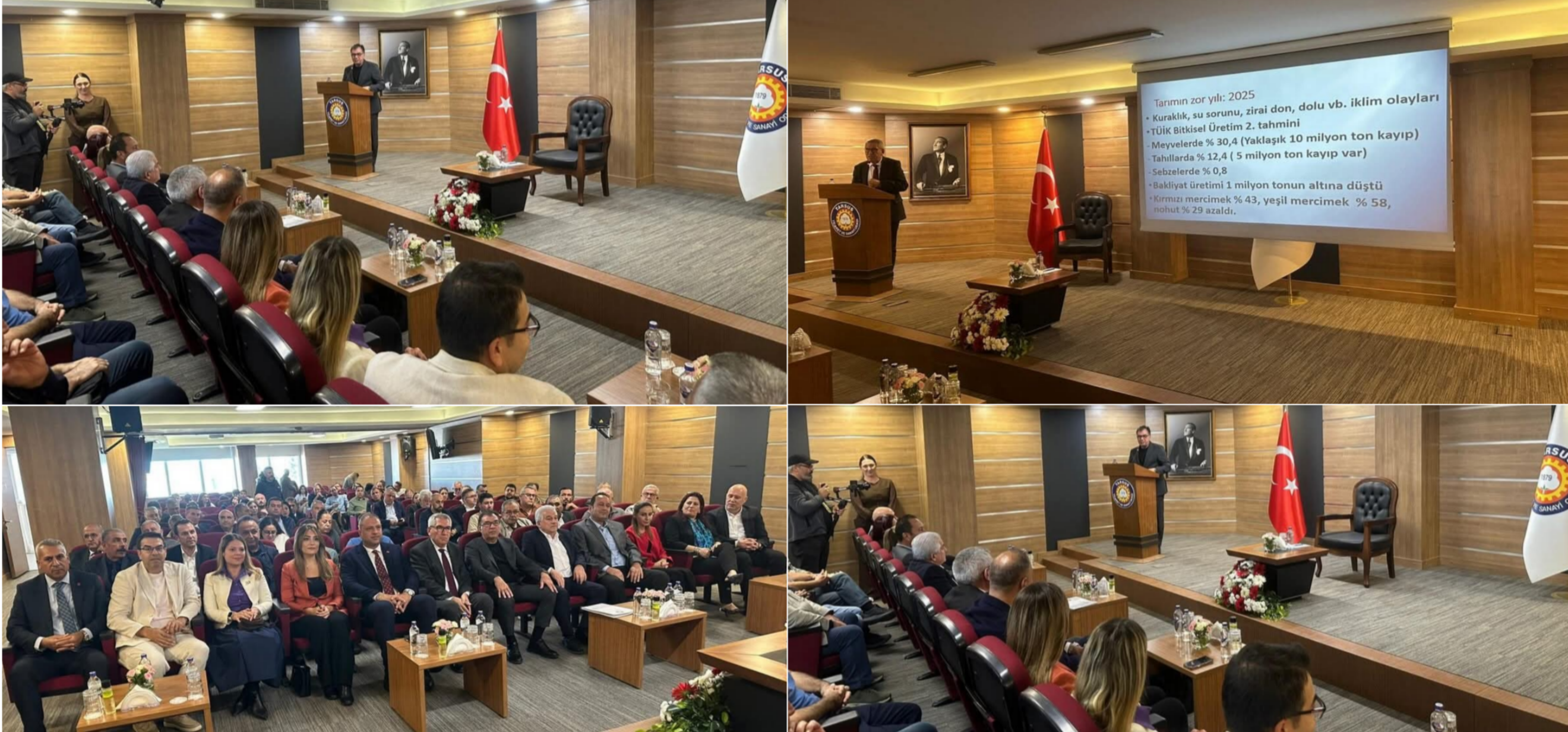 TARSUS TSO’DA GIDA SEKTÖRÜNDEKİ FIRSATLAR KONFERANSI BÜYÜK İLGİ GÖRDÜ