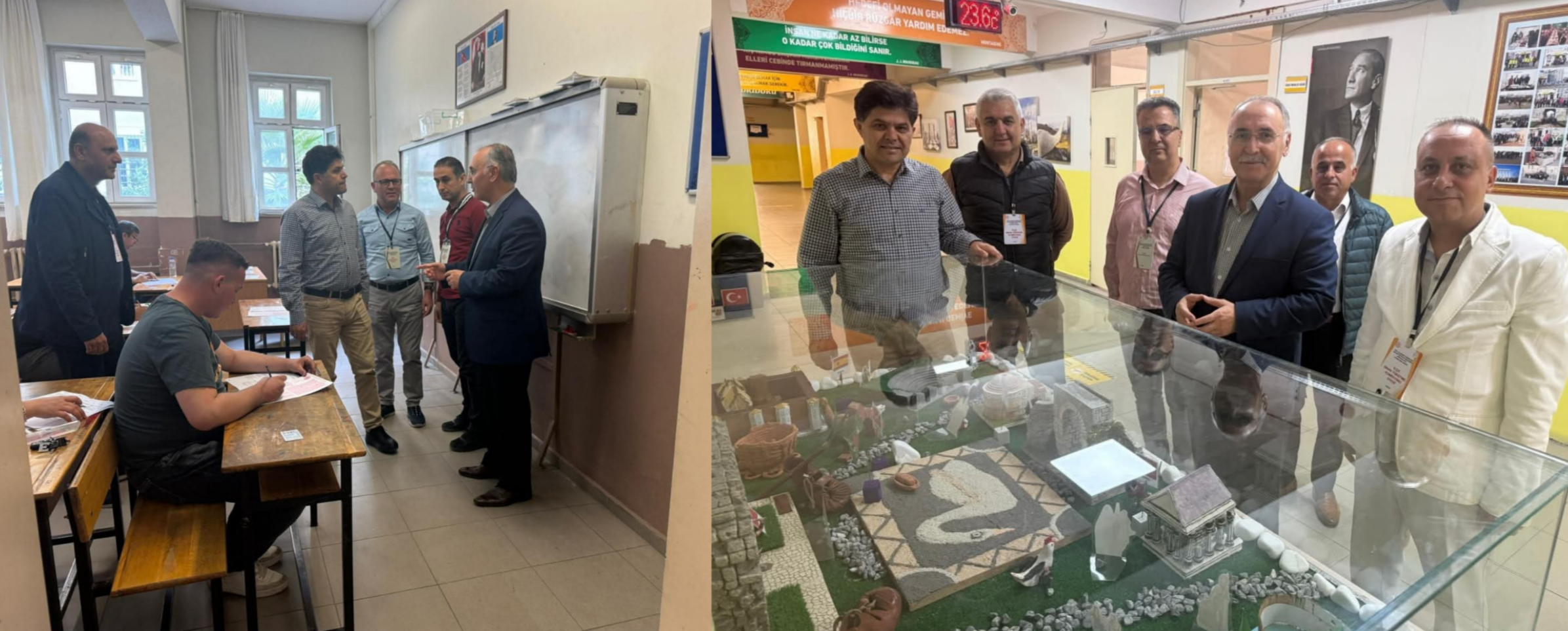 MİLLİ EĞİTİM BAKANLIĞI ÖZEL ÖĞRETİM KURUMLARI GENL MÜDÜR YARDIMCISI AHMET ÖZER VE MERSİN İL MİLLİ EĞİTİM MÜDÜRÜ MUHAMET ÖZDEMİR UMUT SAMİ ŞENSOY OKULUNA ZİYARET