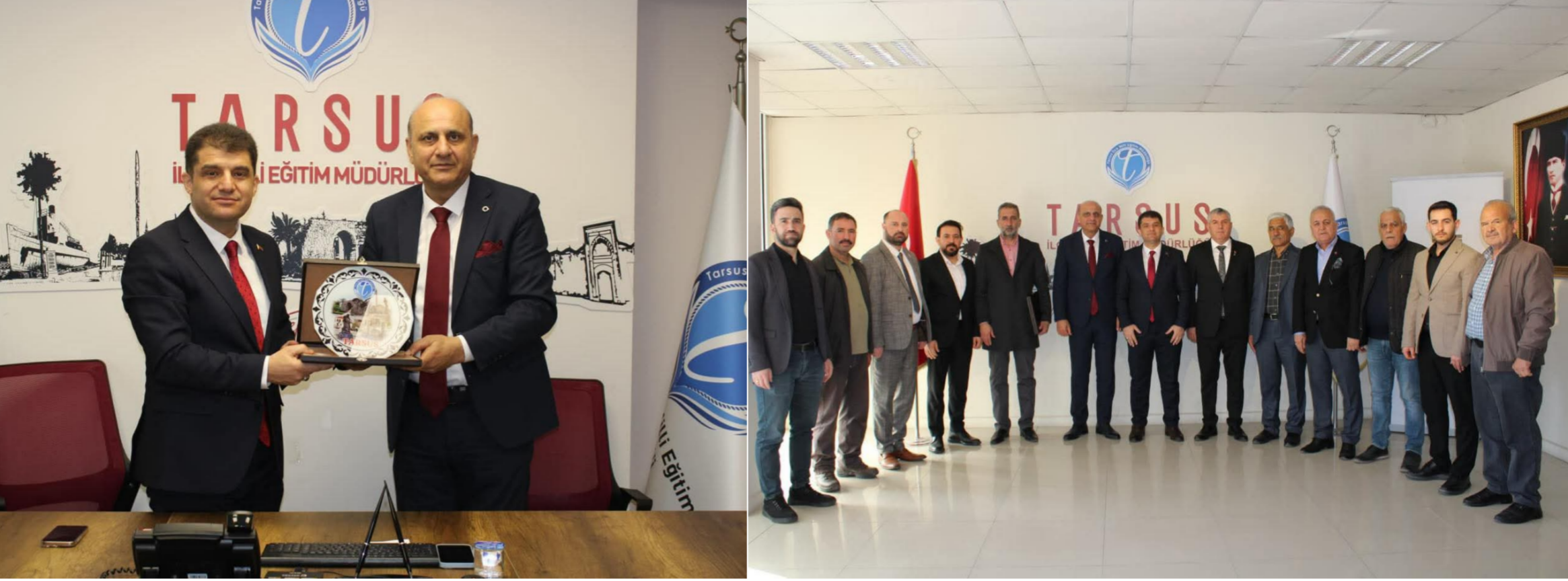 TARSUS AK PARTİ İLÇE YÖNETİMİNDEN MİLLİ EĞİTİM MÜDÜRLÜĞÜNE ZİYARET