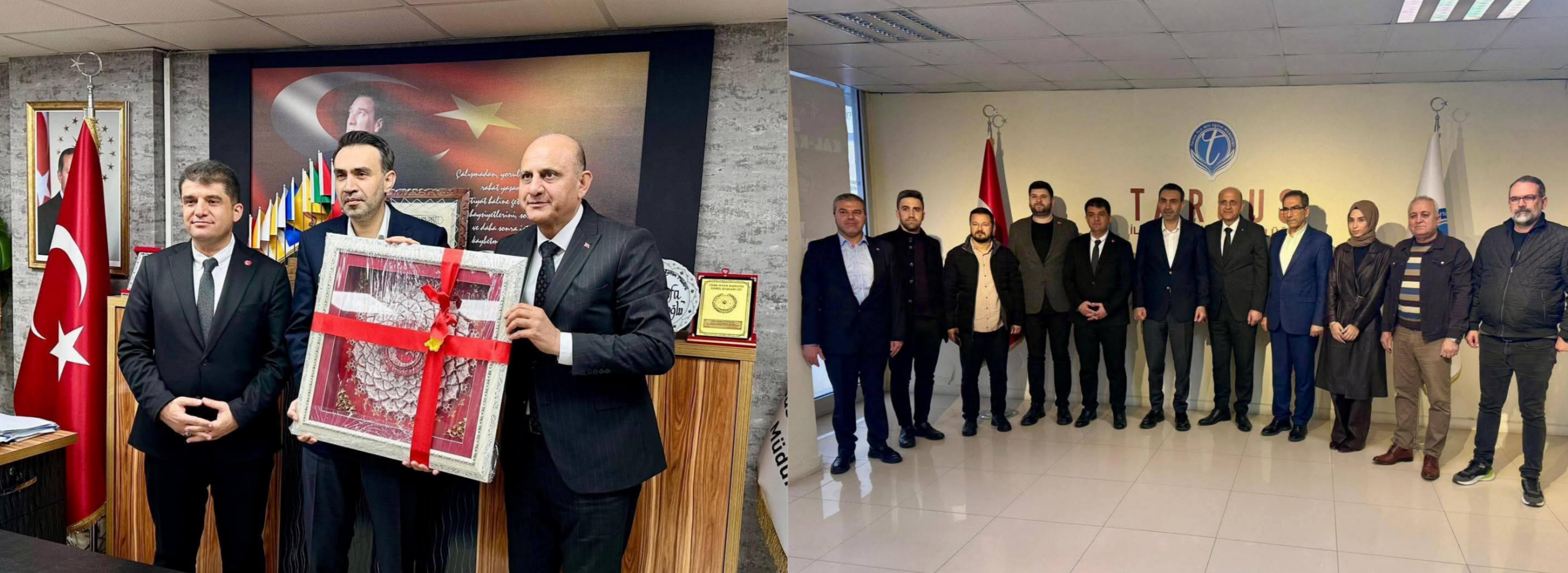 AK PARTİLİ İl BAŞKANI ADEM ALDEMİR’DEN TARSUS İLÇE MİLLİ EĞİTİM MÜDÜRÜ MUSTAFA ANTEPLİOĞLU'NA ZİYARET 