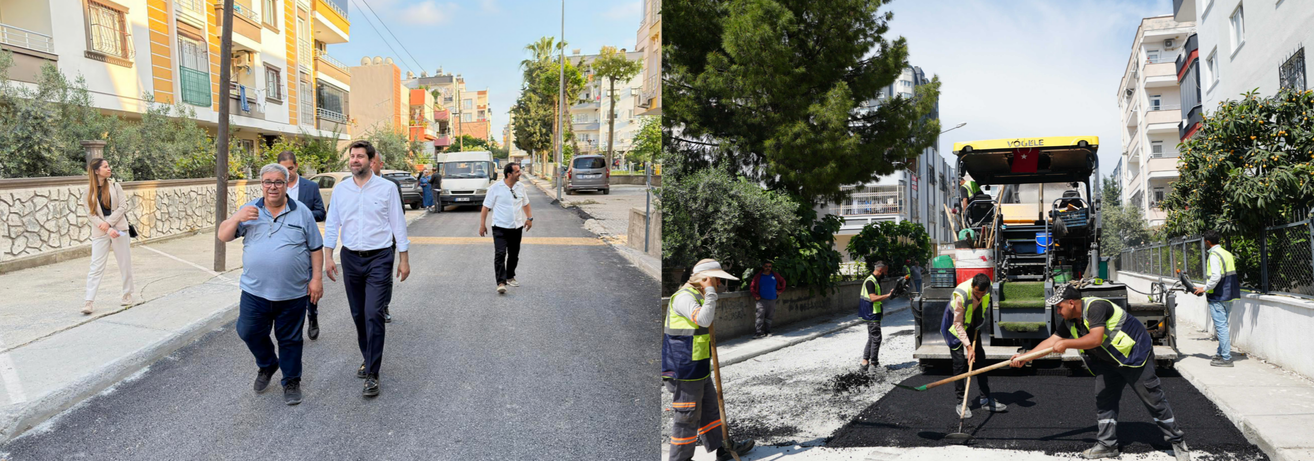 ANIT MAHALLESİ’NDE YOLLAR SICAK ASFALTLA YENİLENDİ
