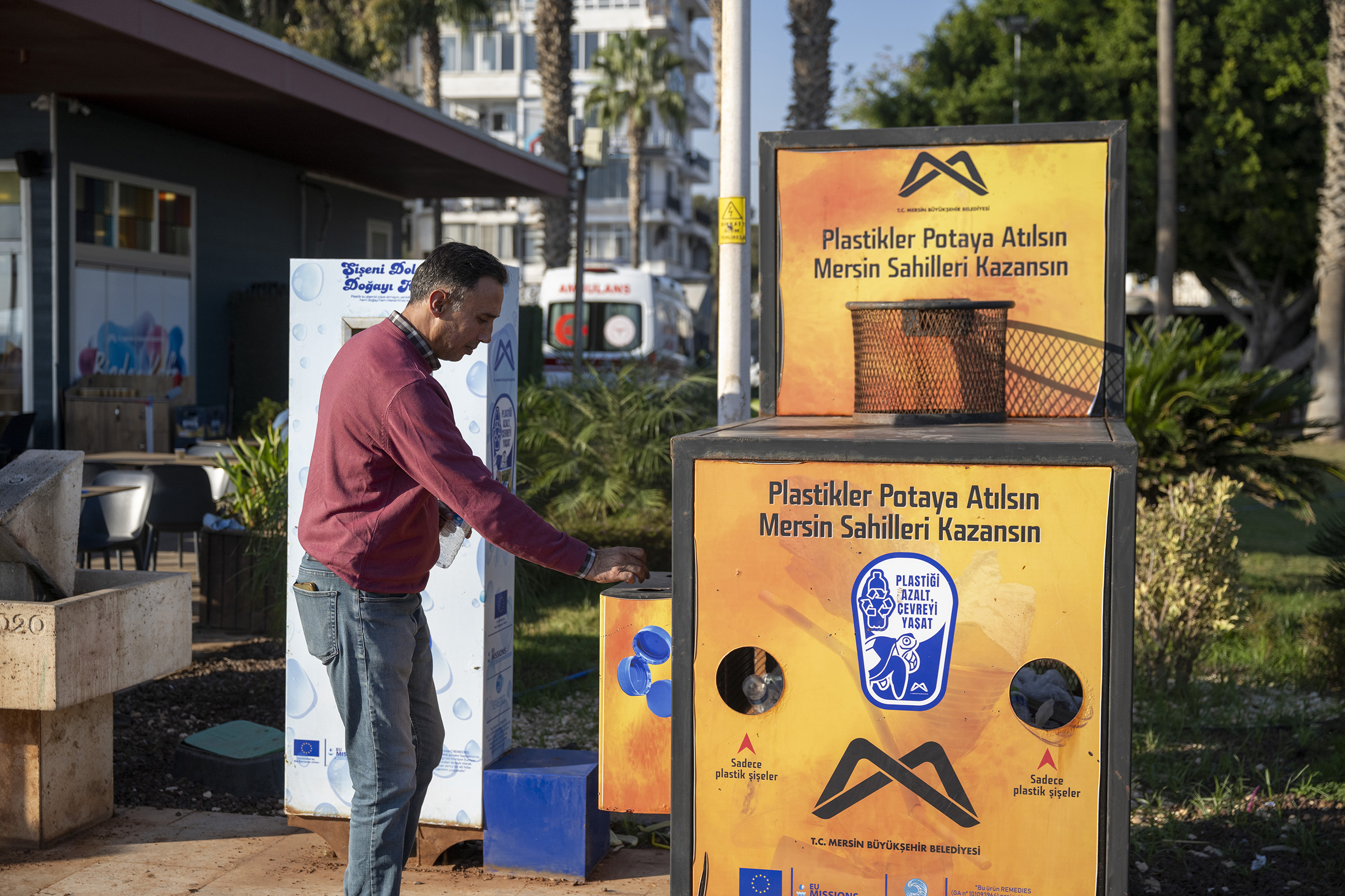 MERSİN BÜYÜKŞEHİR BELEDİYESİ 1 TON PLASTİK ATIĞI GERİ DÖNÜŞTÜRDÜ