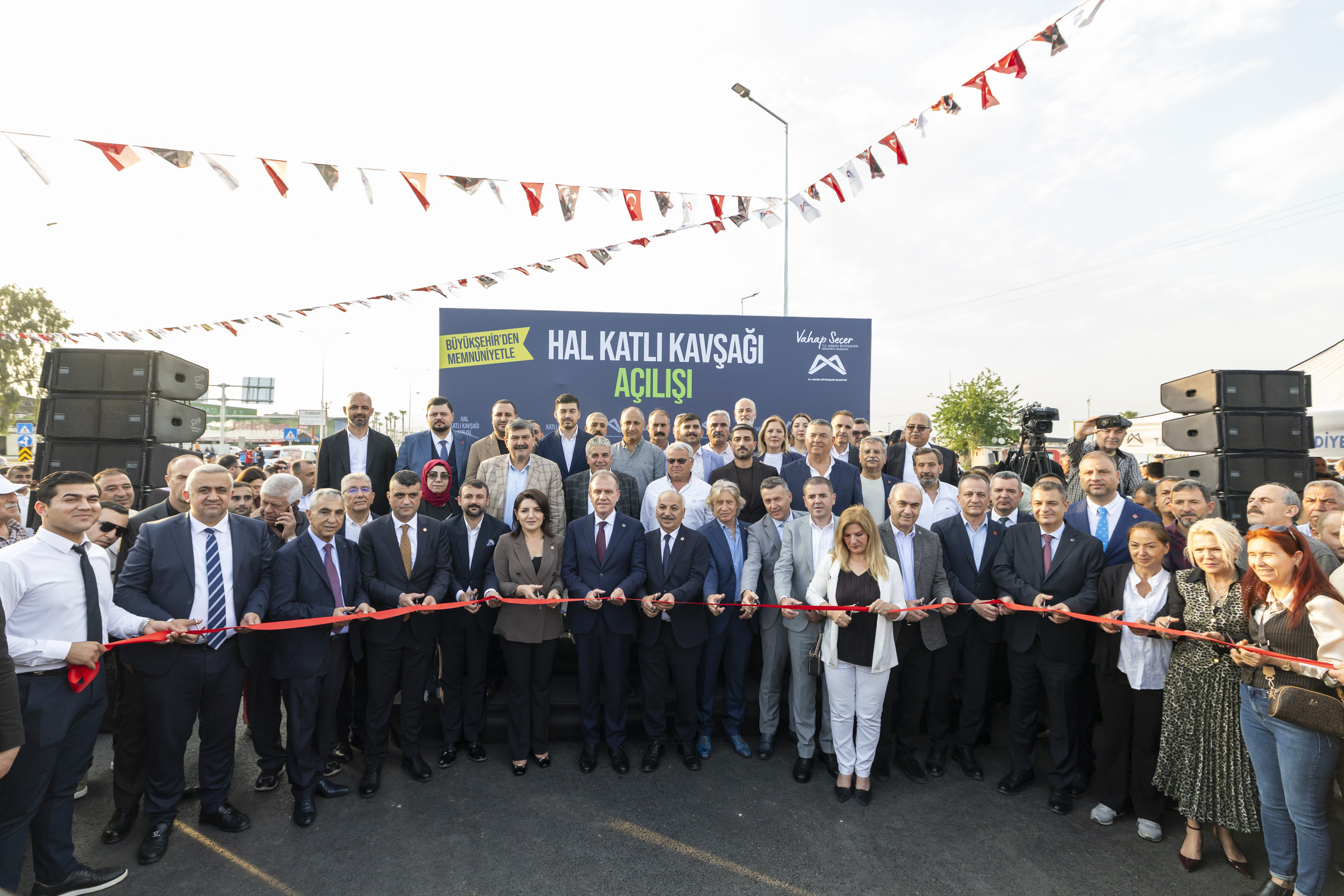 MERSİN'DE HAL KATLI KAVŞAĞI AÇILDI